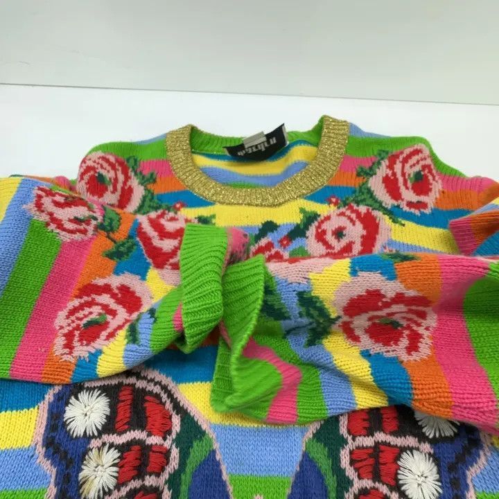 Gucci Gucci Gucci Colorful Knit Sweater with Butterfly Design -2 Size US M / EU 48-50 / 2 - 8 Thumbnail