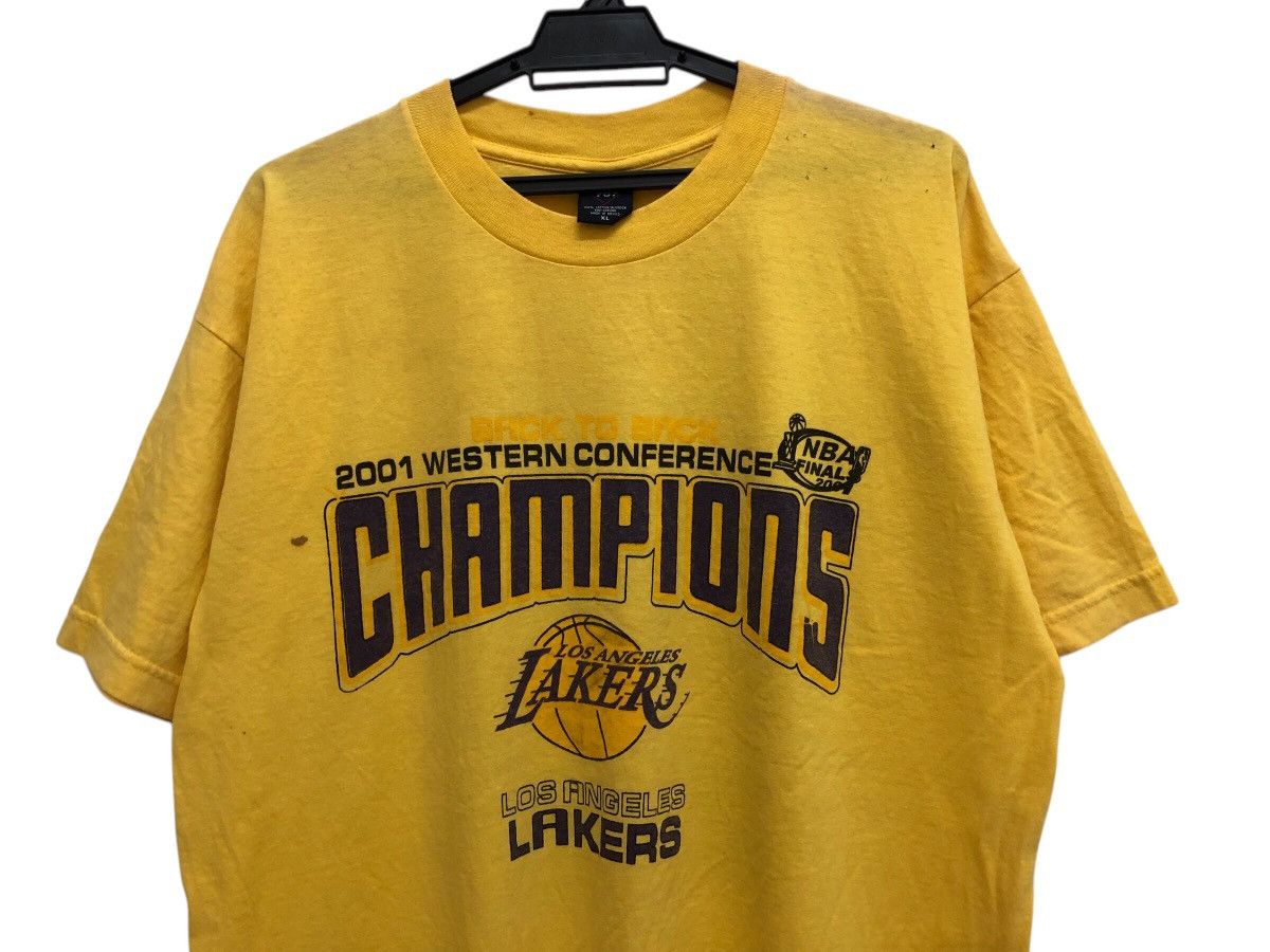 NBA × Vintage Y2K 🔥 2001 WESTERN CONFERENCE CHAMPIONS NBA FINAL Size US XL / EU 56 / 4 - 3 Thumbnail