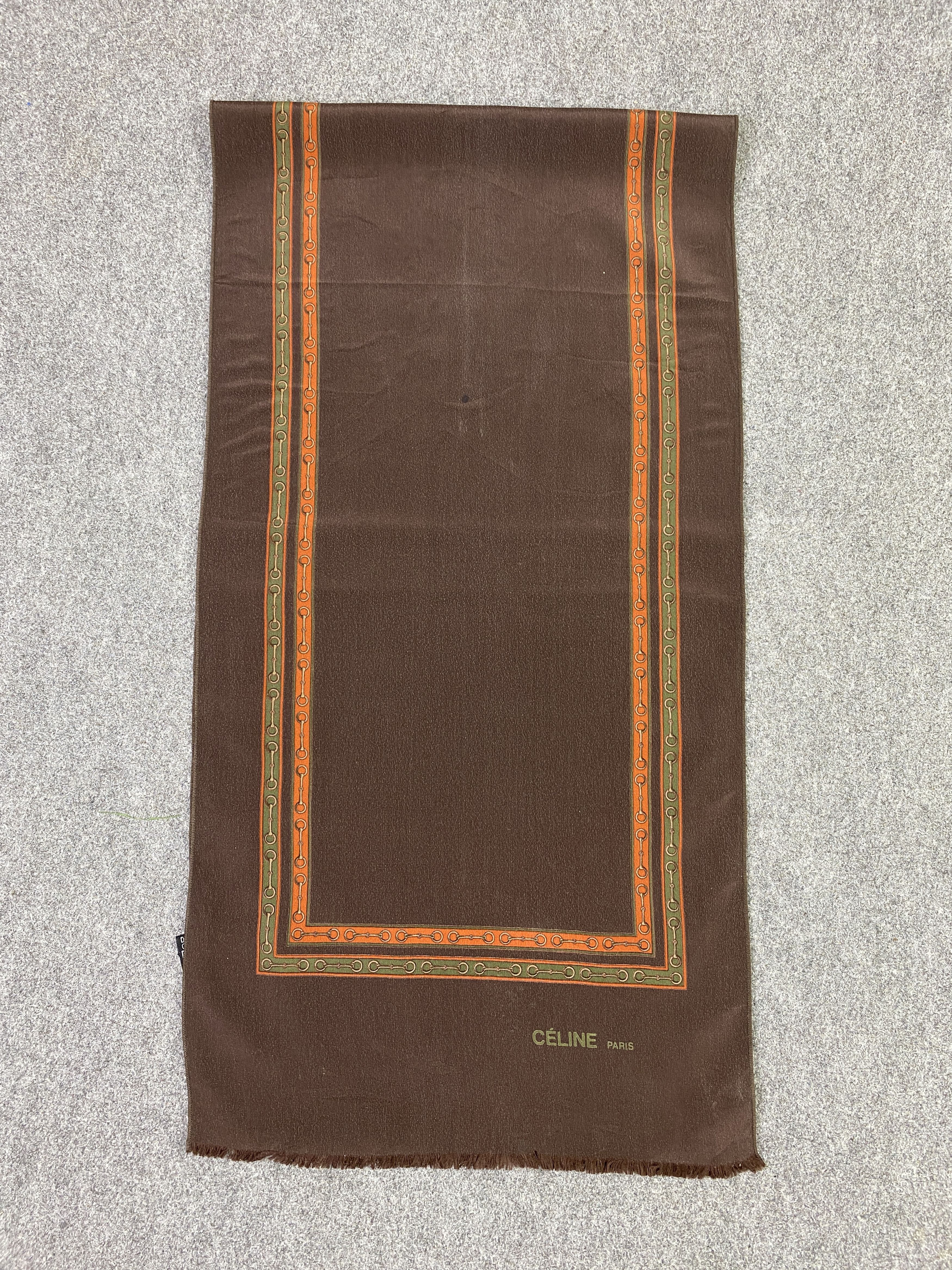 Celine Vintage Celine Paris Silk Scarf / Silk Shawl SN0268 Size ONE SIZE - 3 Thumbnail