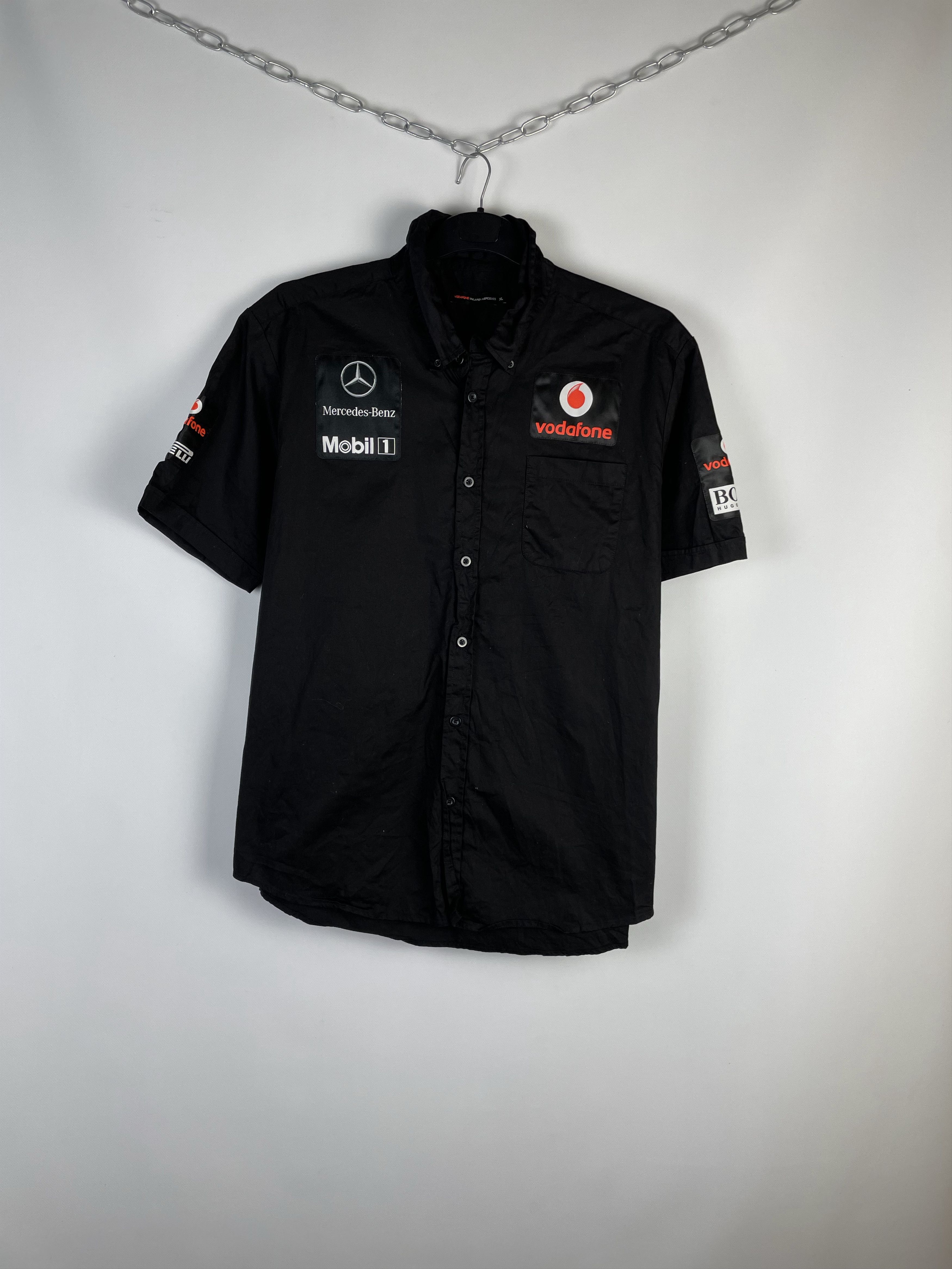 Mercedes-Benz × Vintage MERCEDES Benz McLaren Vodafone Racing Sports HugoBoss Shirt Size US XL / EU 56 / 4 - 1 Thumbnail