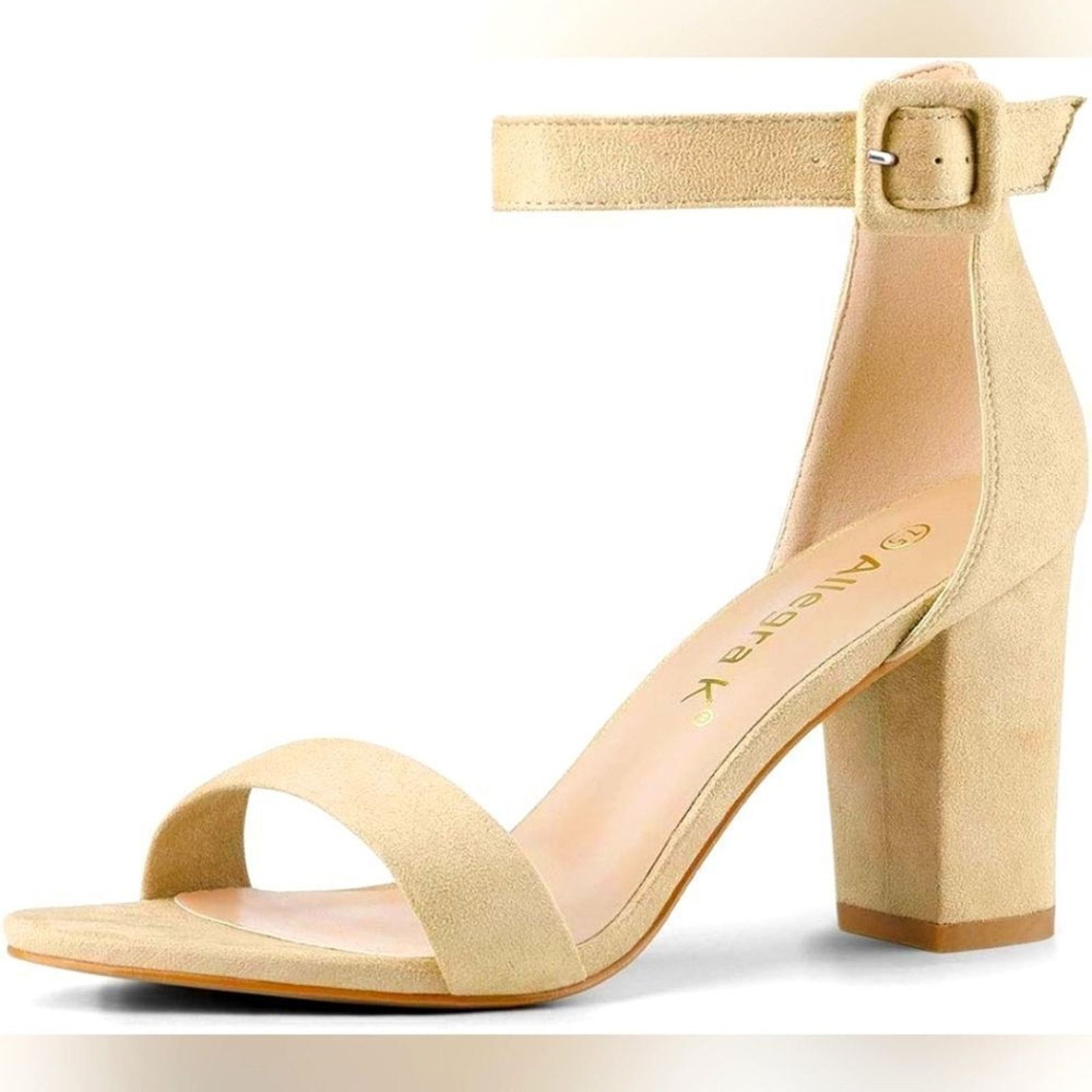 Other (44-3216) Allegra K Women's High Chunky Sandals Sz 8.5 Size US 8.5 / IT 38.5 - 1 Thumbnail