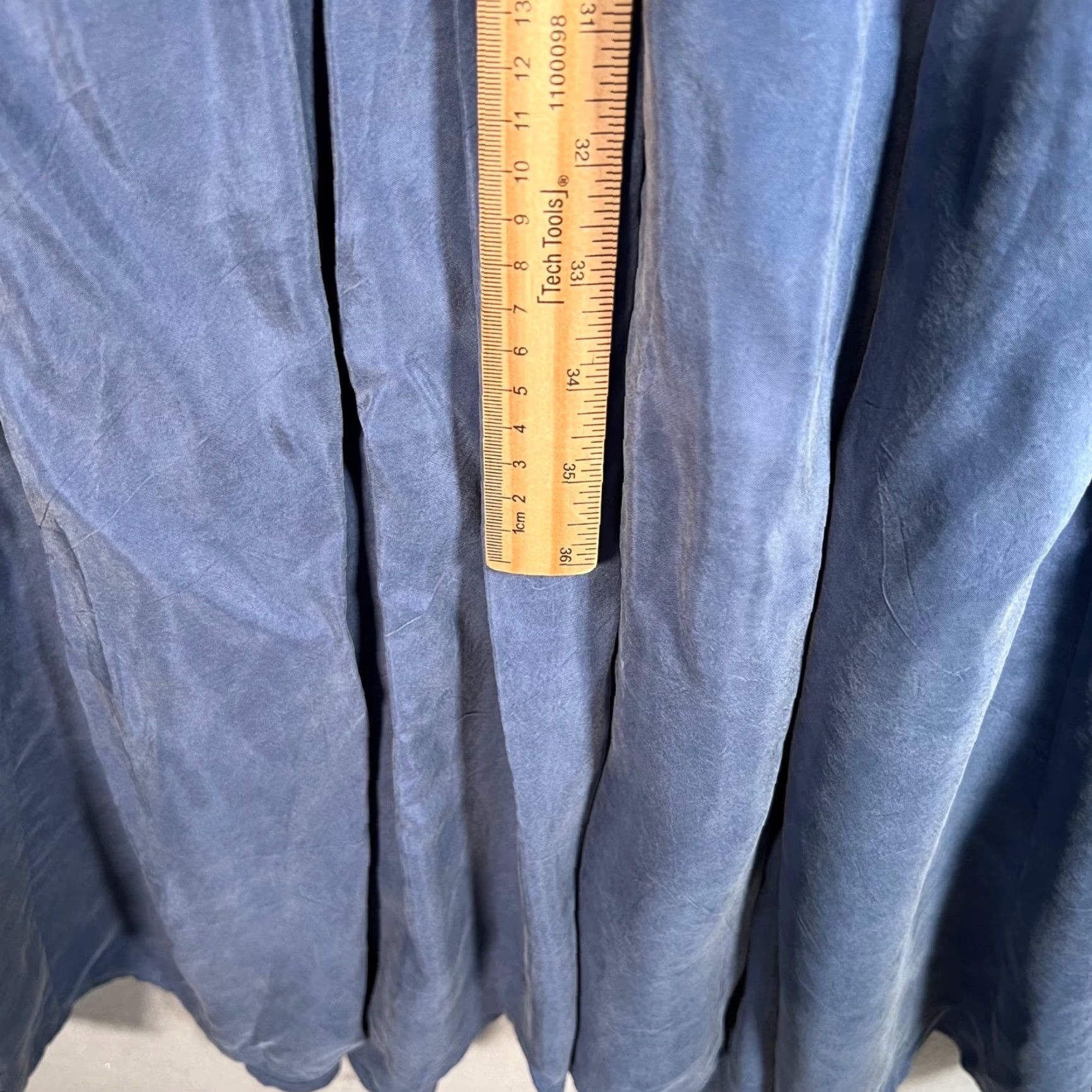 Shaina Mote Shaina Mote Womens Dress XS Blue Cupro Wrap Midi NEW Size XS / US 0-2 / IT 36-38 - 6 Thumbnail