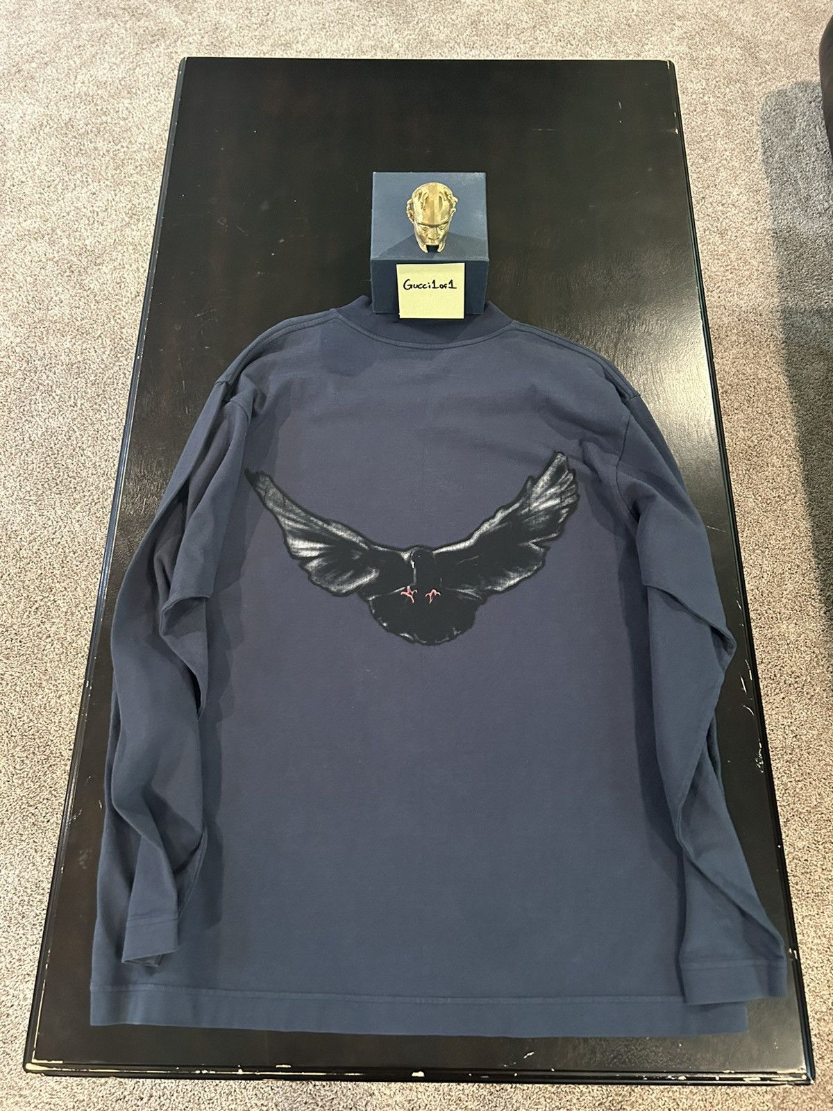 Gap × Yeezy Yeezy Gap Engineered by Balenciaga Dove long sleeve navy Size US XS / EU 42 / 0 - 2 Thumbnail