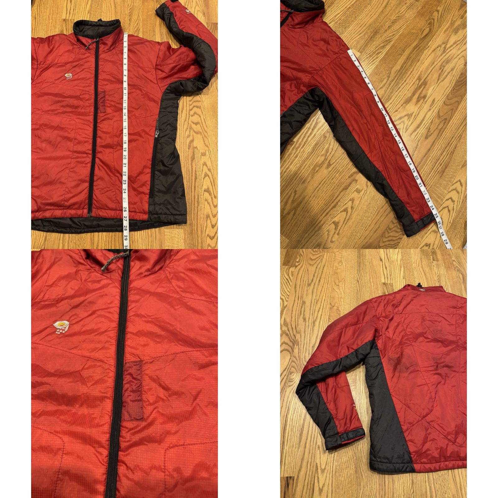 Mountain Hardwear Mountain Hardwear Primaloft Jacket Men’s L Red Full Zip Pockets Insulated Nylon Shell Size US L / EU 52-54 / 3 - 8 Thumbnail