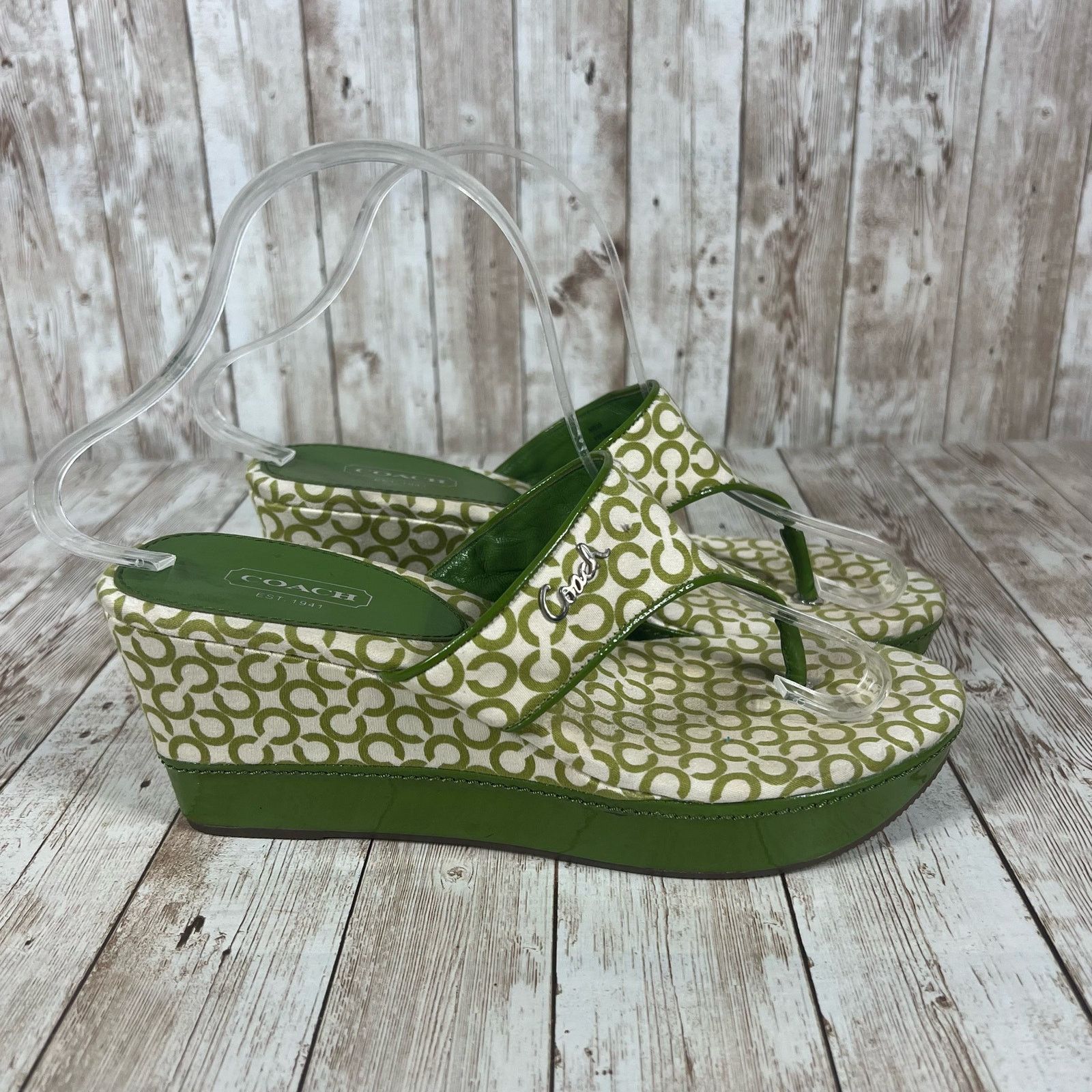 Coach Coach Felicia wedge sandals Womens 7 Size US 7 / IT 37 - 1 Thumbnail