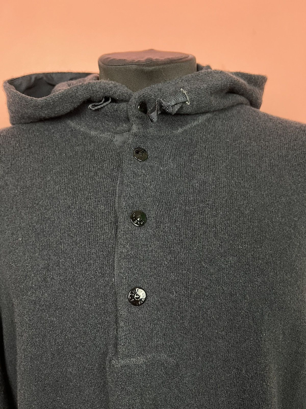 Stone Island Stone island vintage rare hoodie wool streetwear hype Size US XXL / EU 58 / 5 - 4 Thumbnail