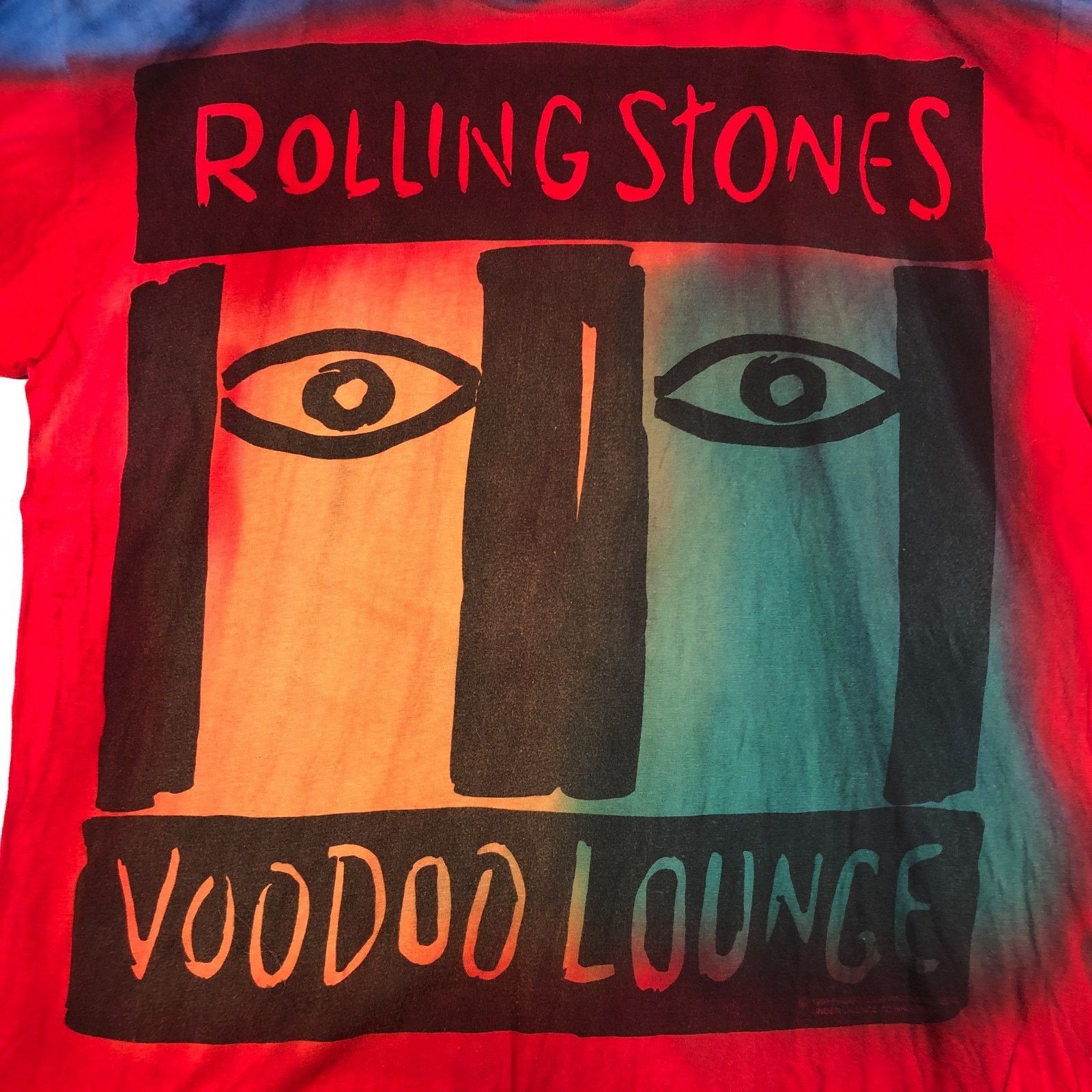 Brockum Vintage 1994 Rolling Stones Voodoo Lounge AOP Tour T Shirt Size US XXL / EU 58 / 5 - 2 Thumbnail
