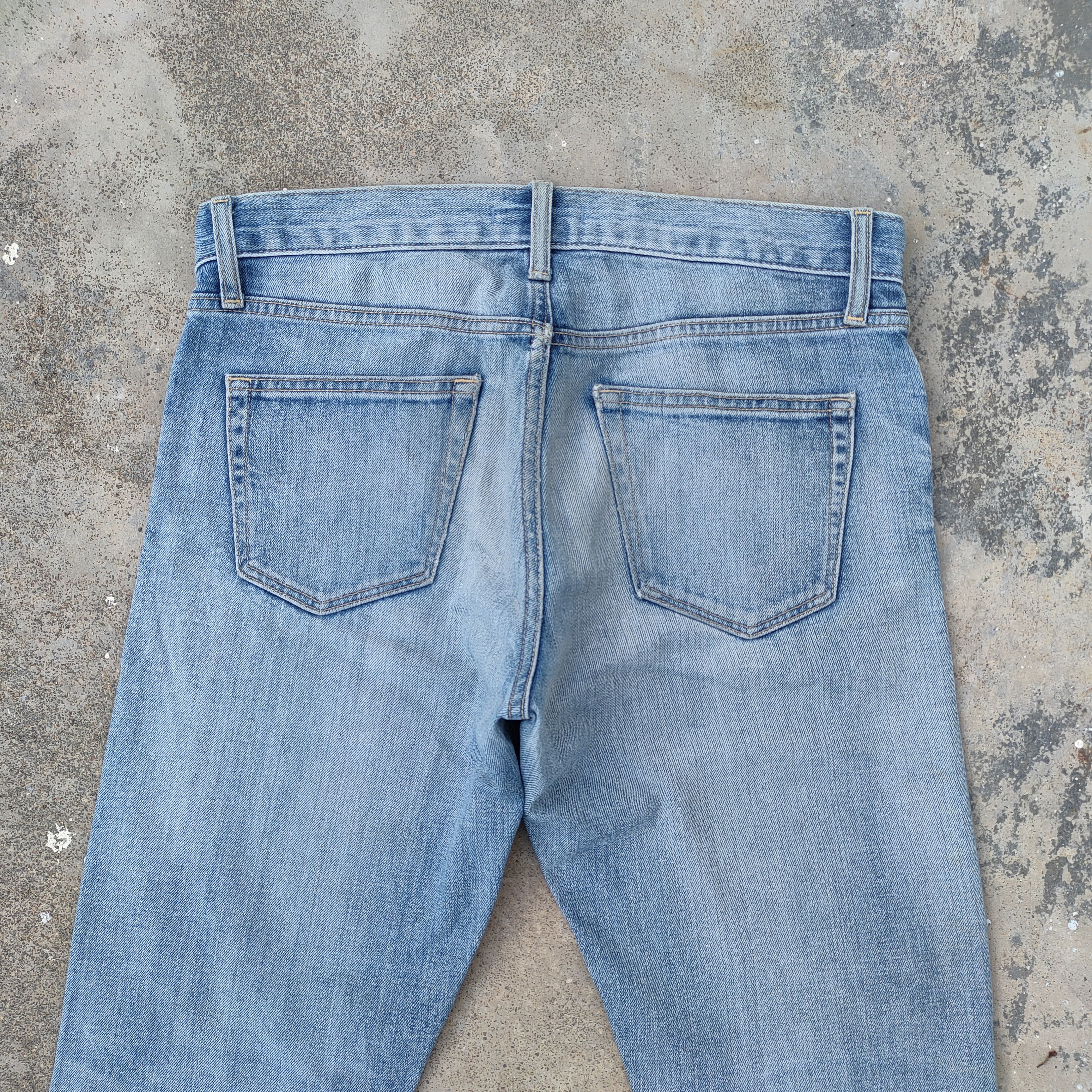 Japanese Brand Vintage selvedge japanese faded jeans denim pants Size US 32 / EU 48 - 10 Thumbnail