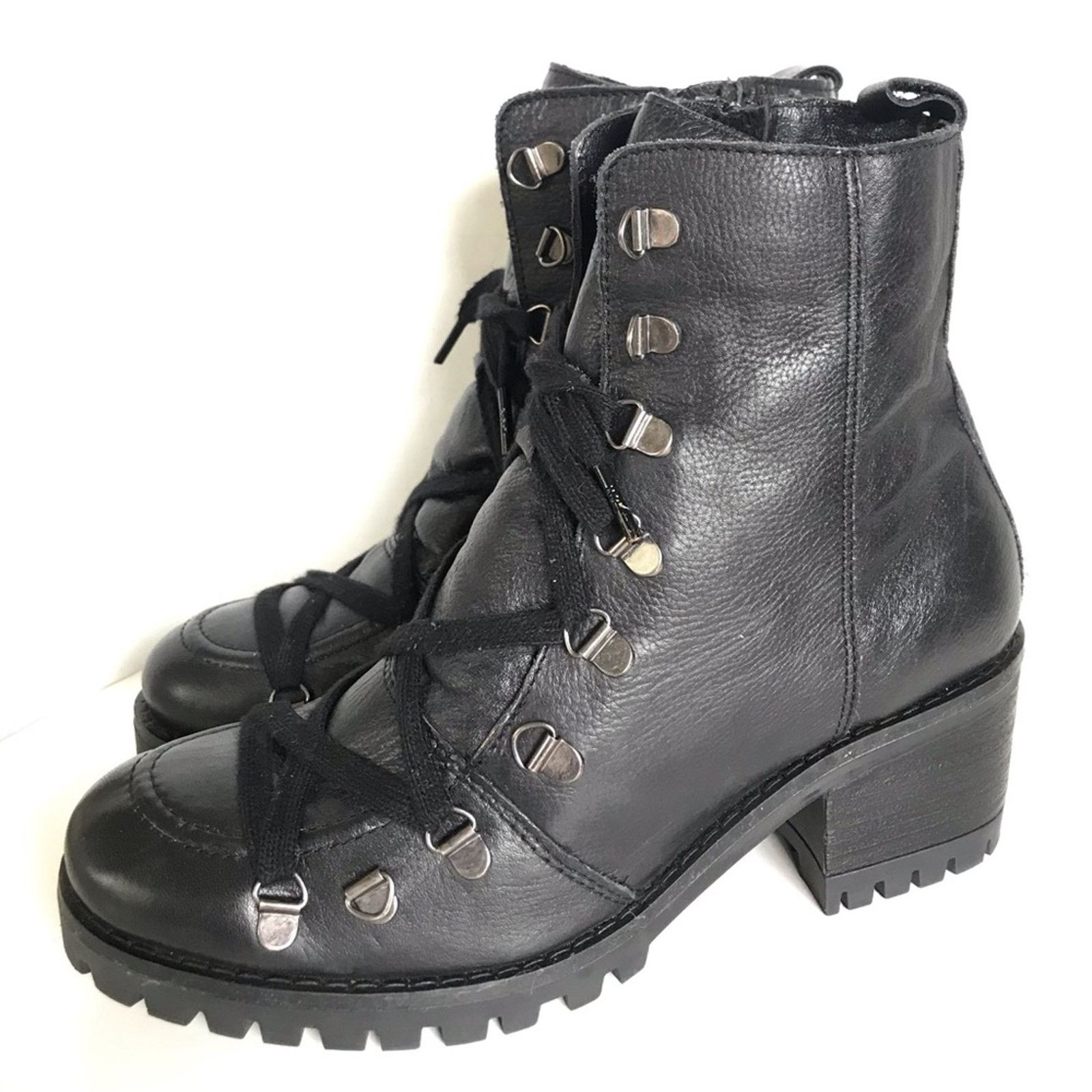 Matisse Matisse Boulder Hiker Biker Boot NEW Black Leather US 9 Size US 9 / IT 39 - 14 Thumbnail