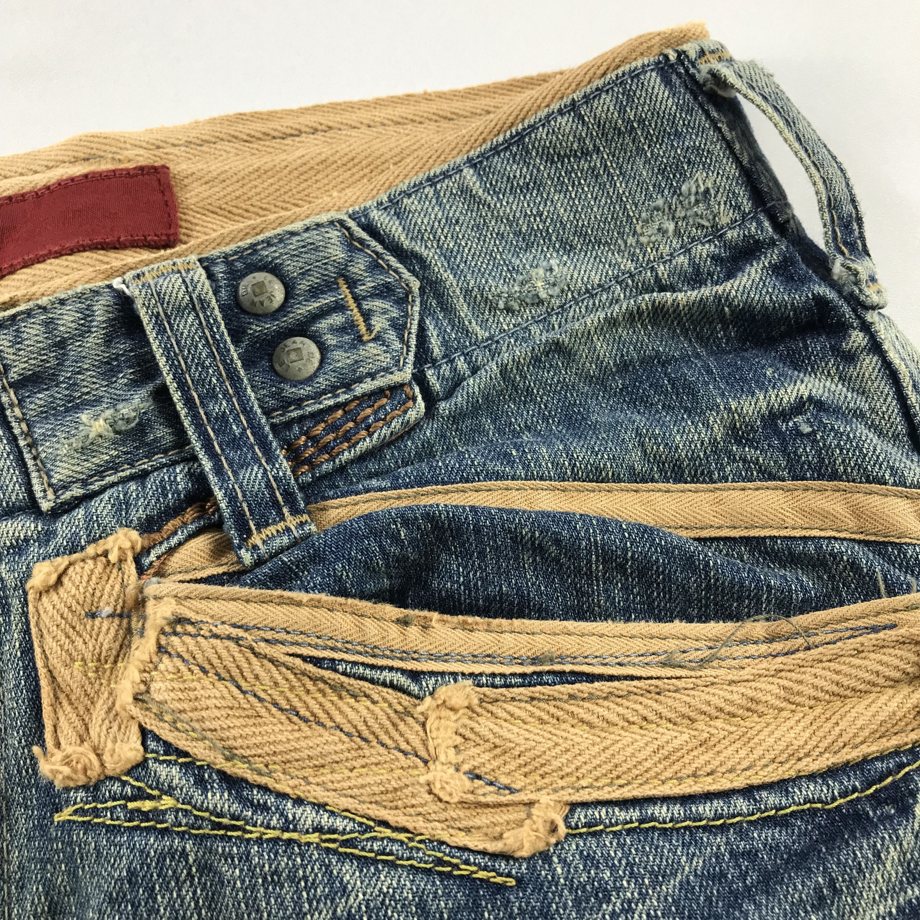 Marithe + Francois Girbaud Marithe Francois Girbaud Jeans Biker Denim KJ3195 Size US 30 / EU 46 - 10 Thumbnail