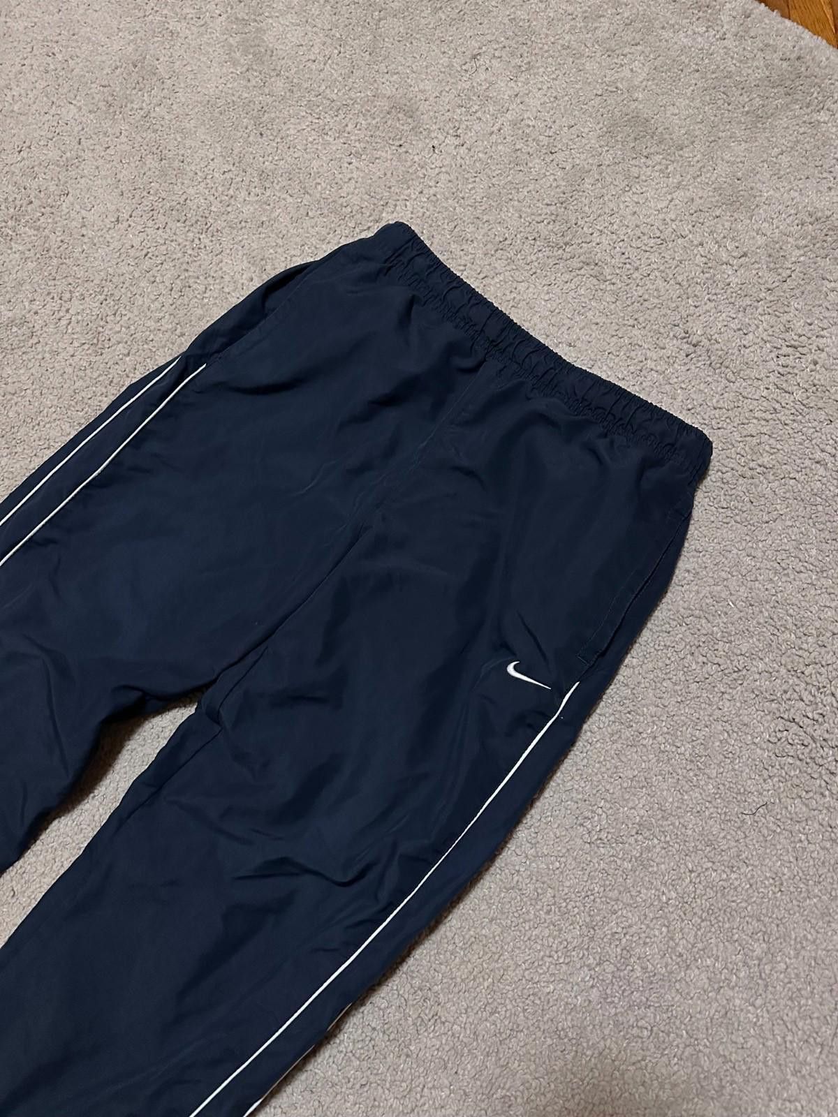 Nike Vintage Nike Nylon Blue Drill Swoosh 00s Y2K Track Pants M Size US 32 / EU 48 - 4 Thumbnail