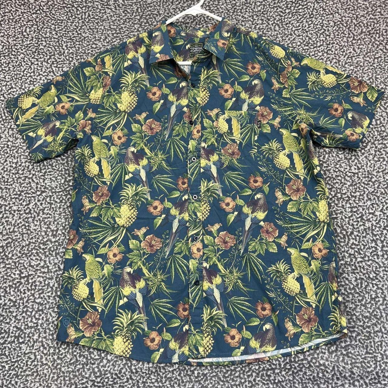 Grassroots California Greg Lutzka Shirt Men Hawaiian Button Up Short Sleeve XL Size US XL / EU 56 / 4 - 1 Thumbnail