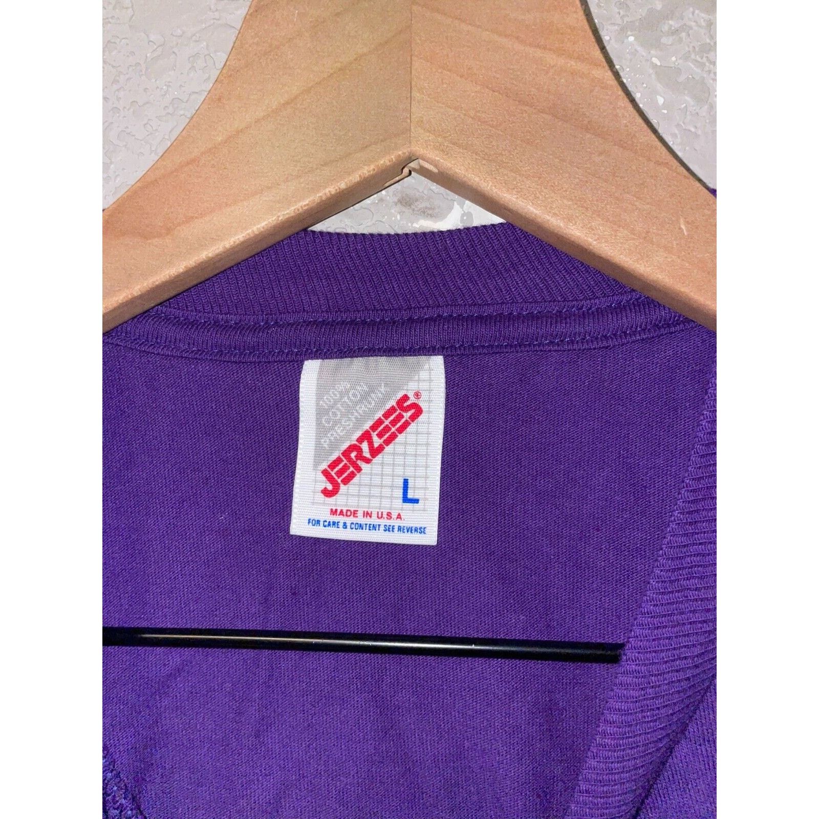 Jerzees Vintage The Grand Palace Shirt Purple Tee VTG 90s L Large Size US L / EU 52-54 / 3 - 6 Thumbnail