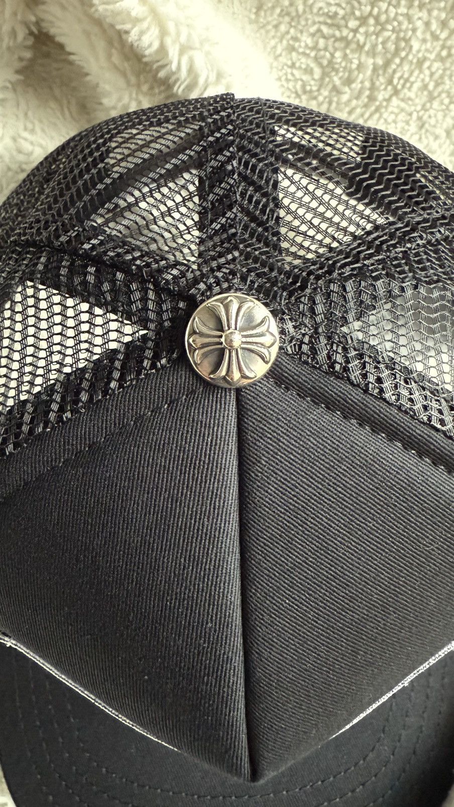 Chrome Hearts Chrome Hearts Trucker Cap Black *NYC Exclusive* Size ONE SIZE - 2 Thumbnail