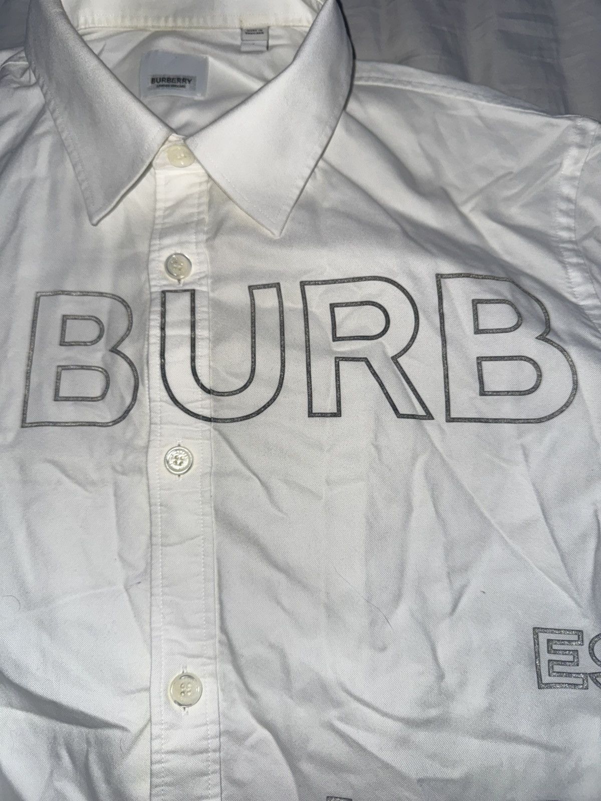 Burberry Burberry Horseferry Print Button Down Shirt Size US L / EU 52-54 / 3 - 4 Thumbnail