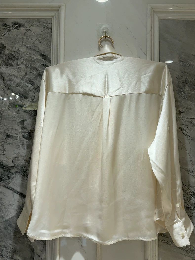 Loewe LOEWE White shirt with beige sleeves Size XS / US 0-2 / IT 36-38 - 3 Thumbnail