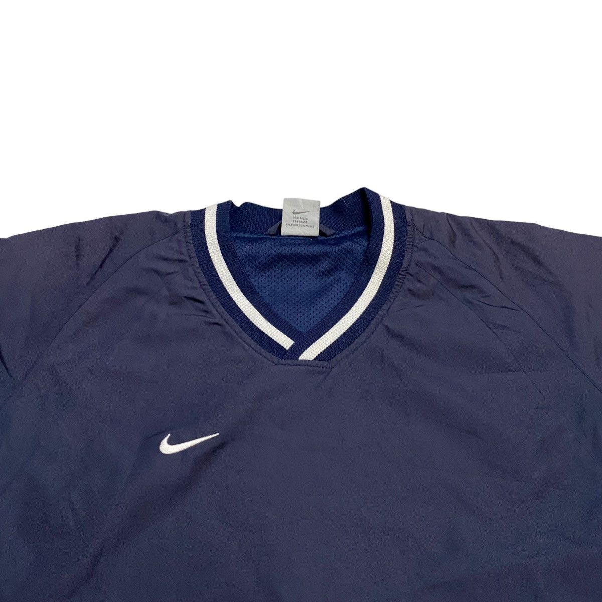 Nike × Vintage Vintage 90s Nike Baseball winbreaker Vneck Size US L / EU 52-54 / 3 - 5 Thumbnail