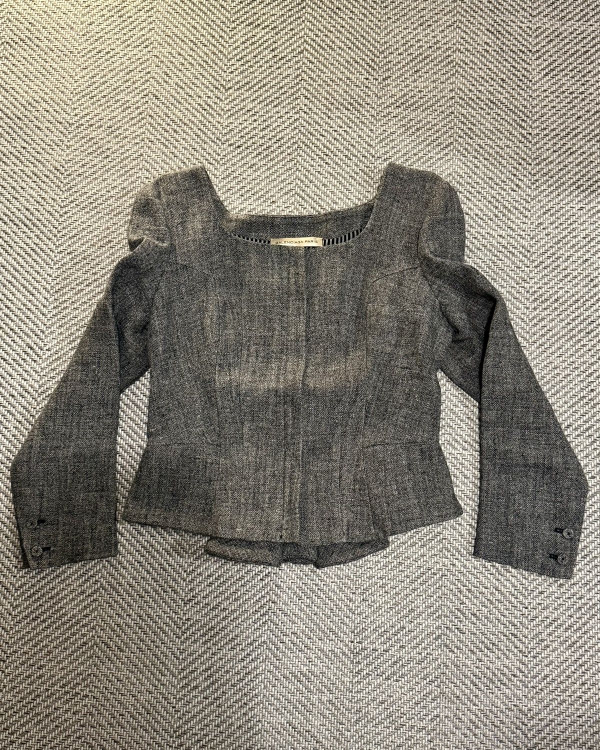 Balenciaga BALENCIAGA 00s OLD STRUCTURED BLOUSON ZIPPED JACKET Size S / US 4 / IT 40 - 1 Thumbnail