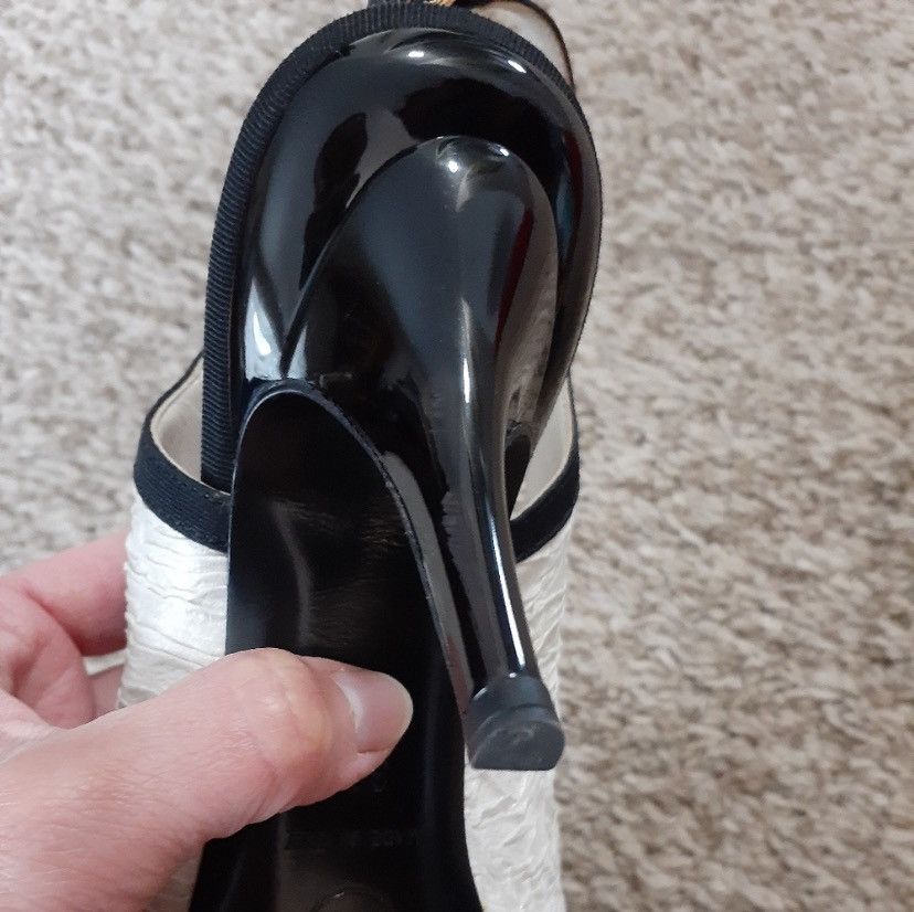 Chanel Chanel escarpins slingback shoes Size US 9.5 / IT 39.5 - 6 Thumbnail