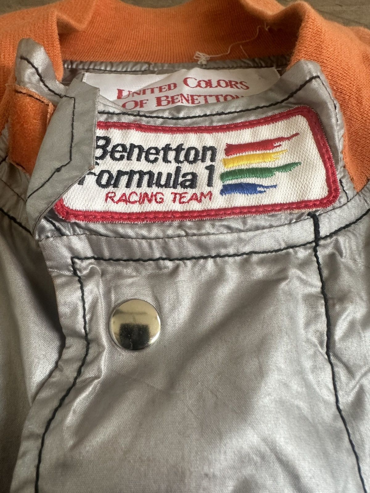 United Colors Of Benetton United colour of benetton F1 windbreaker bomber jacket Size US L / EU 52-54 / 3 - 4 Thumbnail
