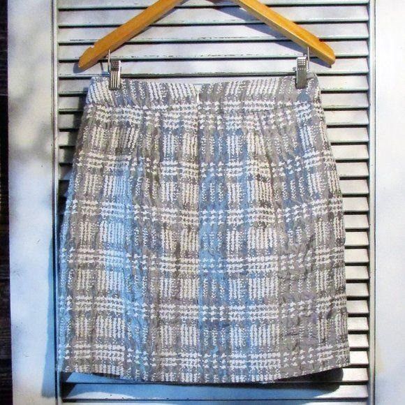 Other Limited Small Gray/Cream Skirt Size 30" / US 8 / IT 44 - 5 Thumbnail