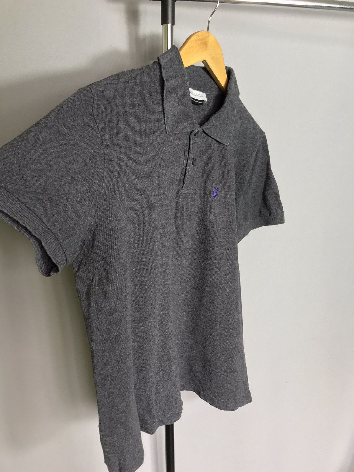 Versace Versace collection polo shirt mens cotton gray Size US XL / EU 56 / 4 - 2 Thumbnail