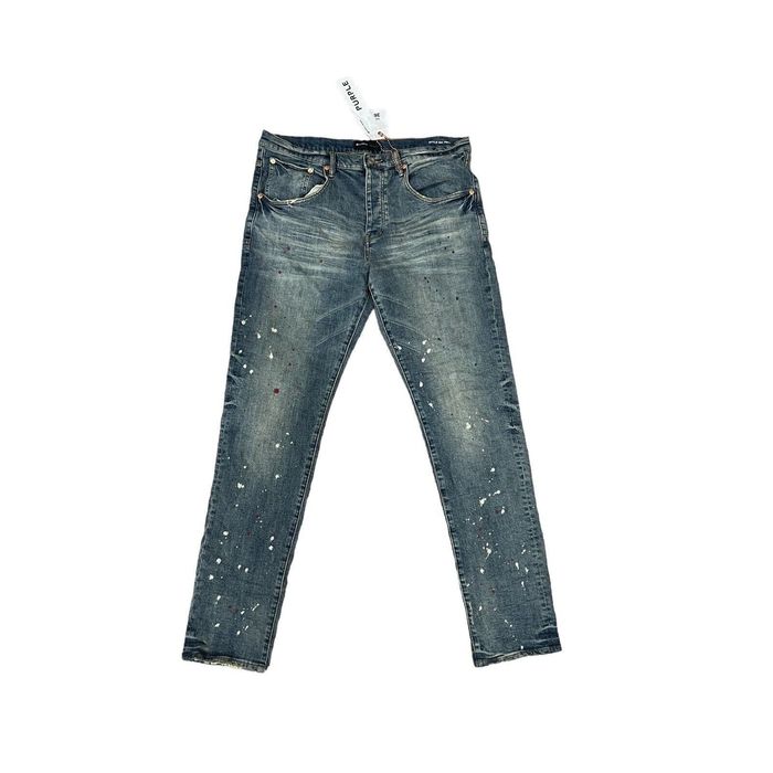 Purple Brand Jeans Mens Slim Fit Low Rise P001 $275 Size 34/32