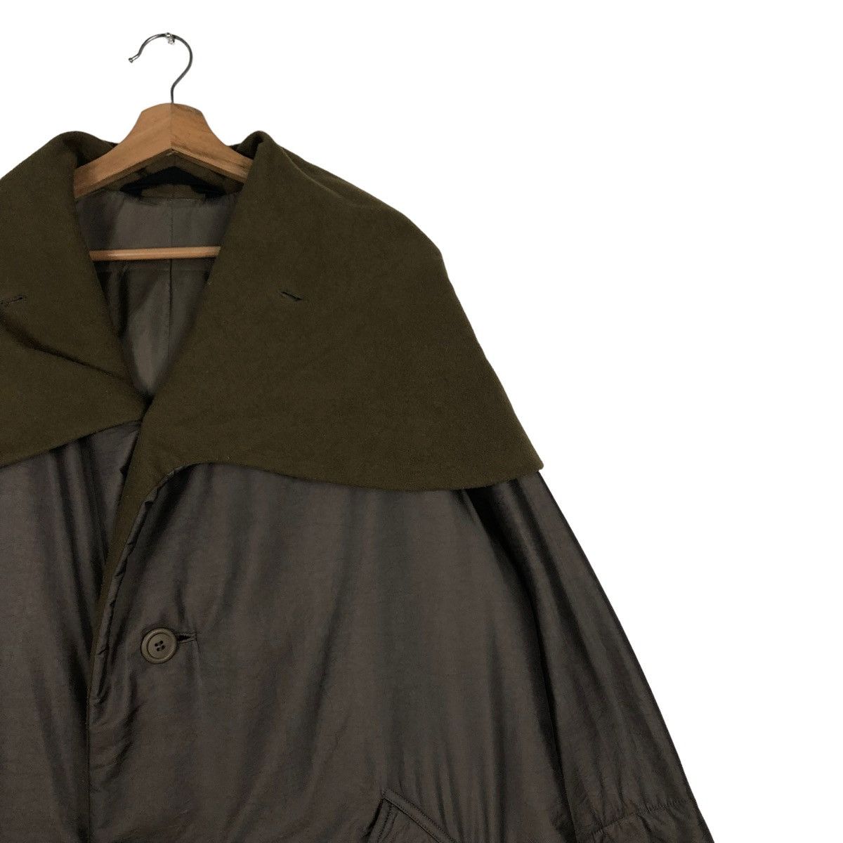 Issey Miyake 🔥VINTAGE WINDCOAT ISSEY MIYAKE LONG JACKET DOUBLE BREAST Size US M / EU 48-50 / 2 - 6 Thumbnail