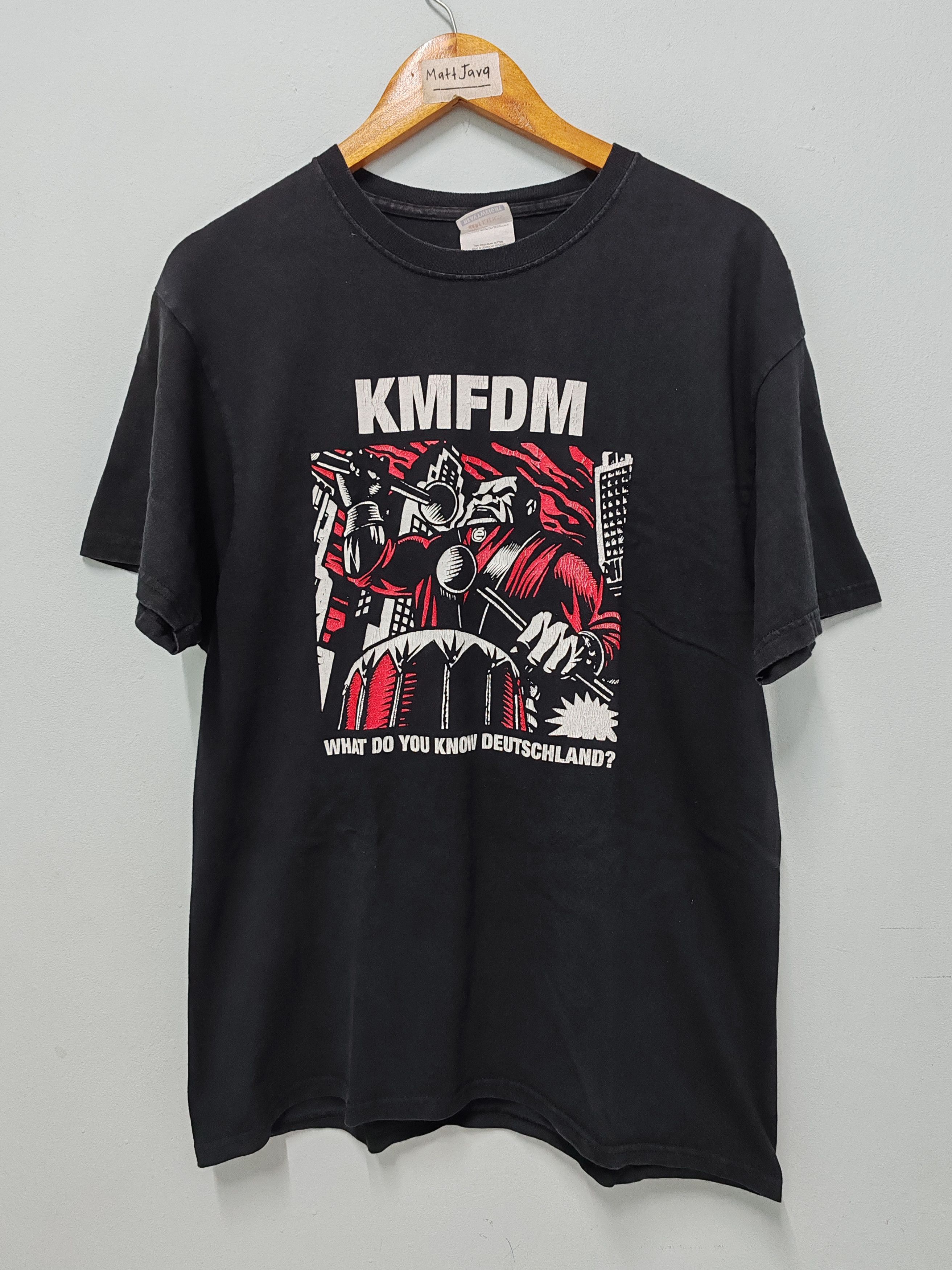 Band Tees Vintage KMFDM Catch the Virus Rock Band Tee Sepultura Korn Size US L / EU 52-54 / 3 - 2 Thumbnail
