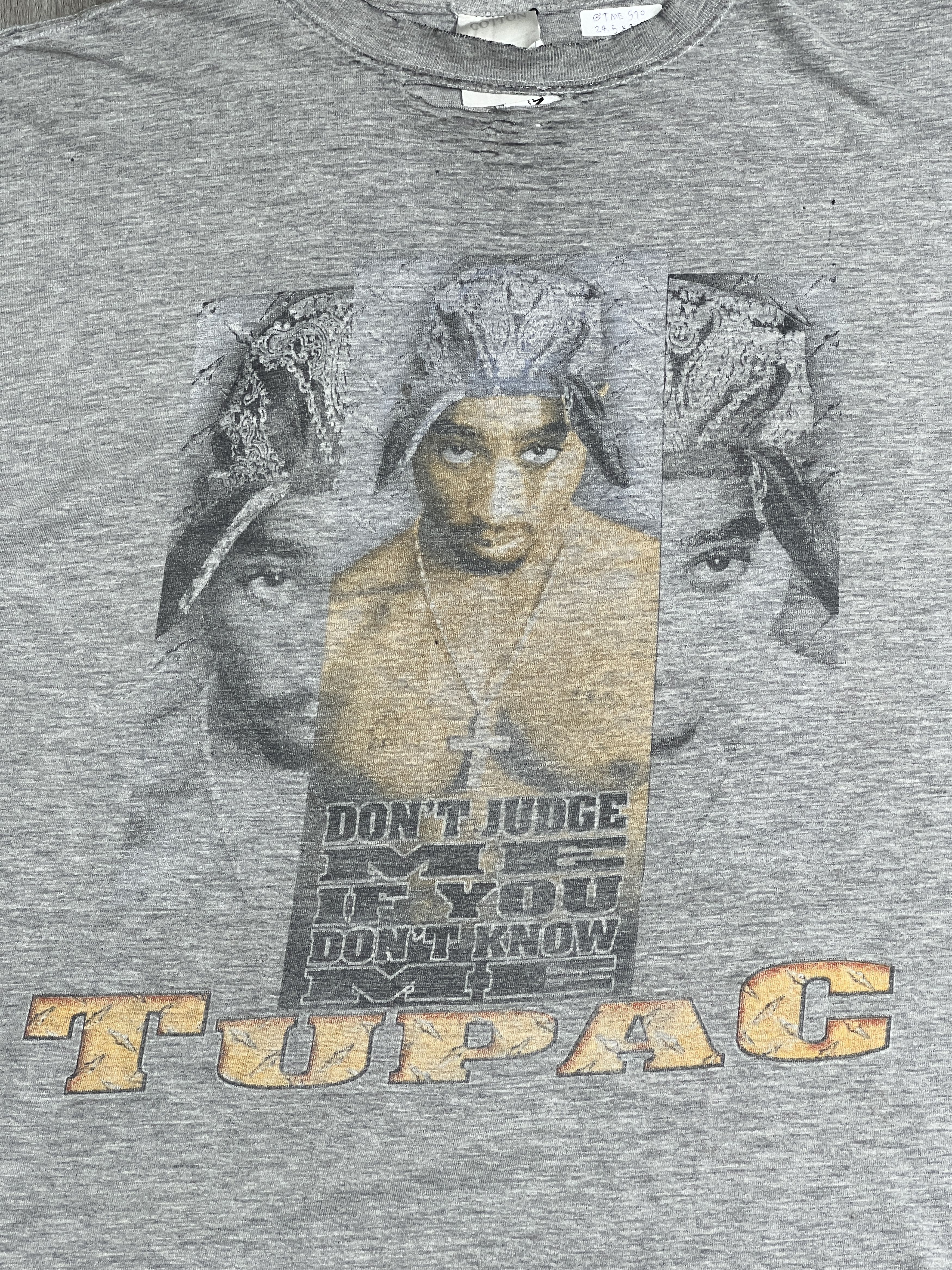 Rap Tees × Vintage Vintage Tupac Shakur Legendary Rap Tee (XL) GTME510 Size US XL / EU 56 / 4 - 2 Thumbnail