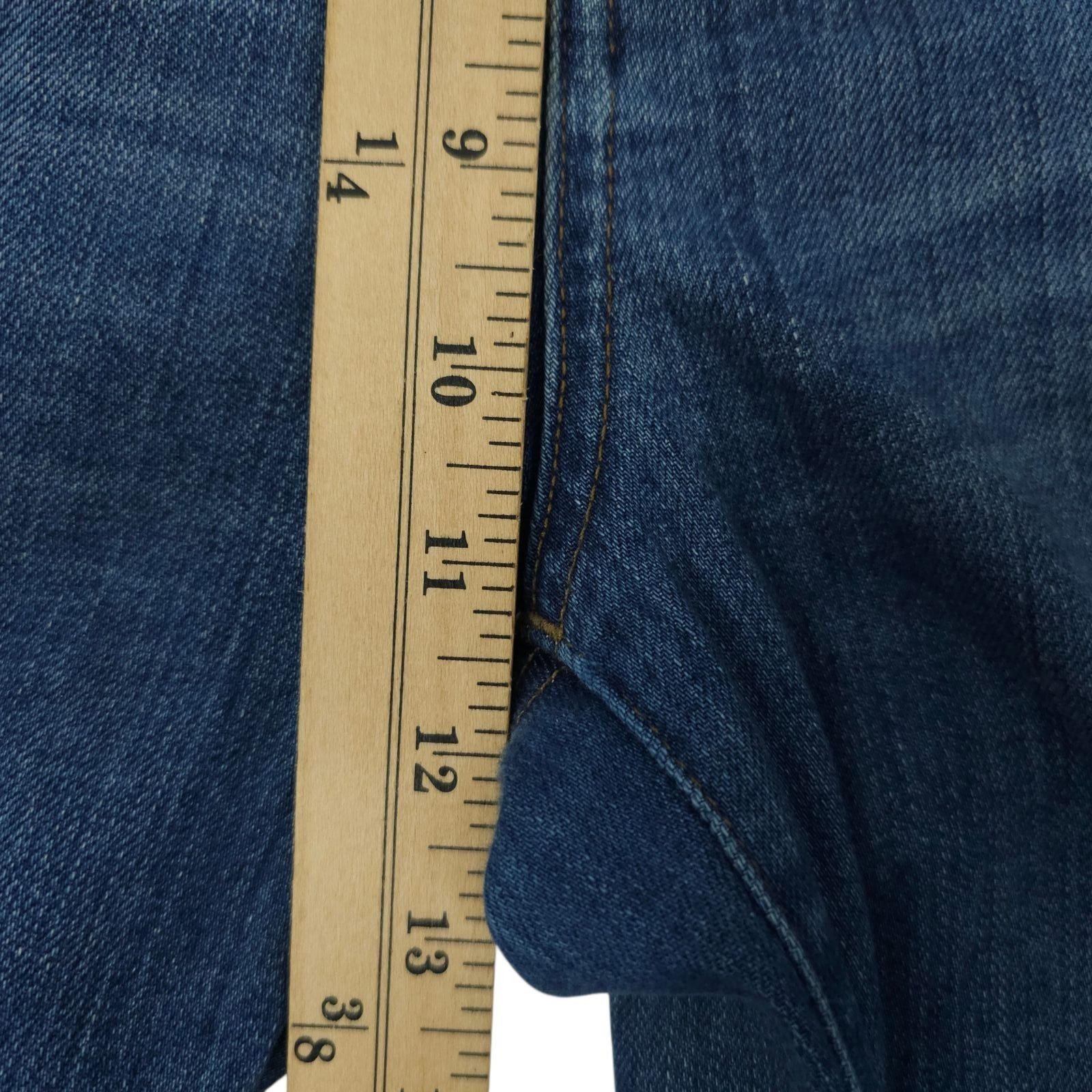 Madewell Madewell High Rise Skinny Jeans 31 Indie Sleek Medium Wash Size 33" - 14 Thumbnail