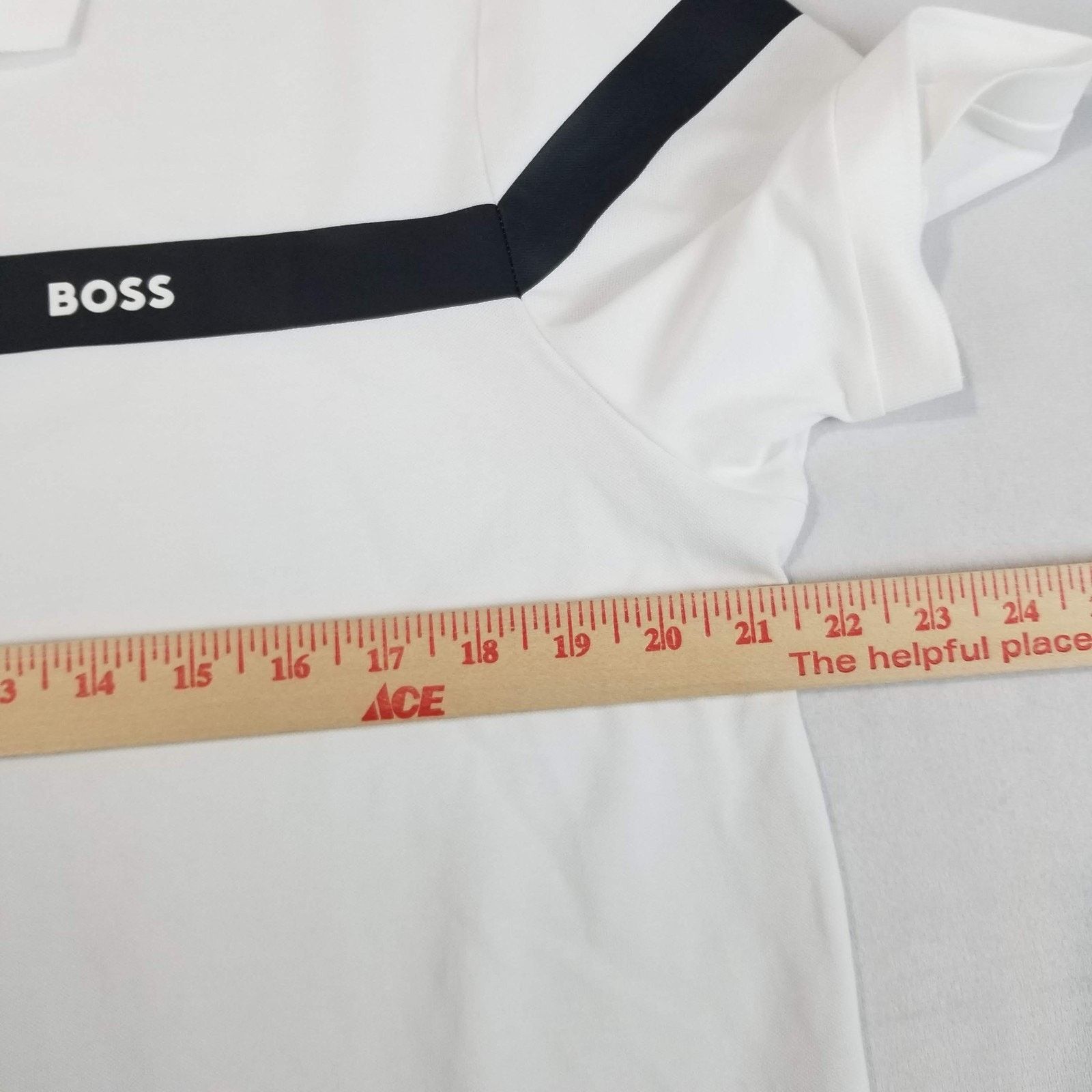 Hugo Boss Boss Paule Polo Shirt Mens XL White Slim Fit Stretch Size US XL / EU 56 / 4 - 10 Thumbnail
