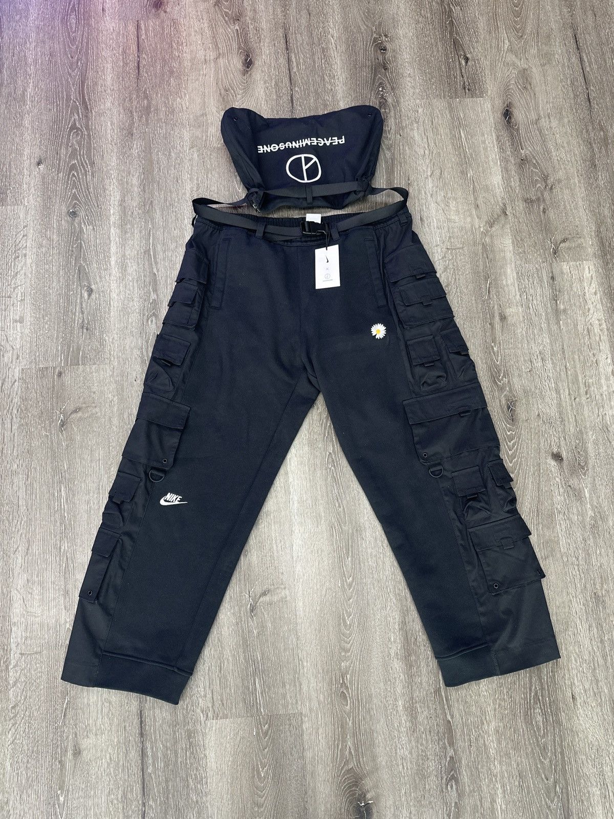 image of Nike x Peaceminusone G-Dragon Wide Pants in Black, Men's (Size 30)