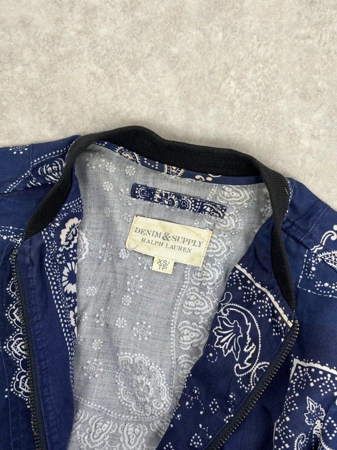 Polo Ralph Lauren 2010s Ralph Lauren Denim & Supply Bandana Patchwork Light Jacket Size S / US 4 / IT 40 - 8 Thumbnail