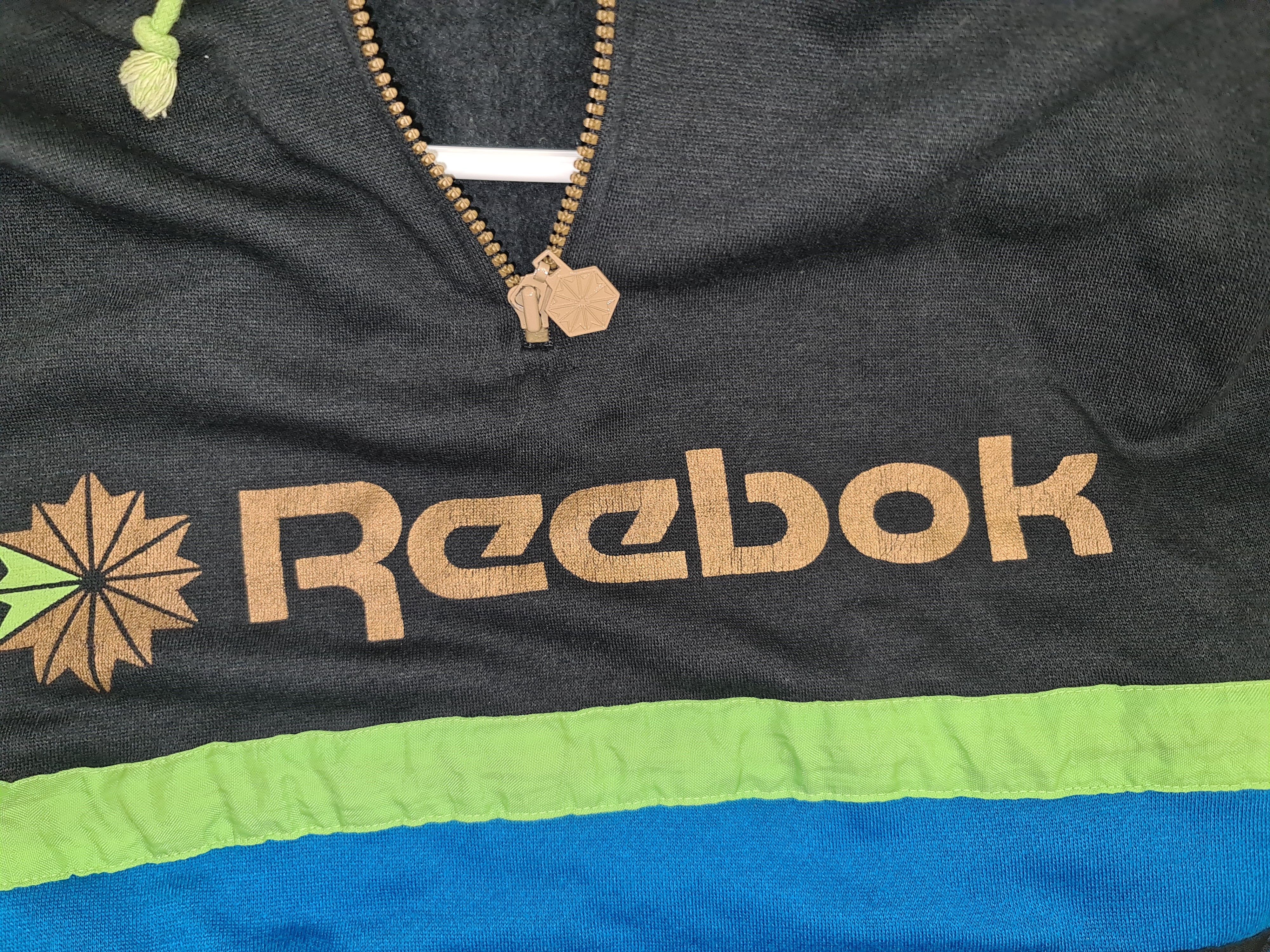 Reebok 90s Vintage Made In Korea Reebok hoodie Size US M / EU 48-50 / 2 - 5 Thumbnail