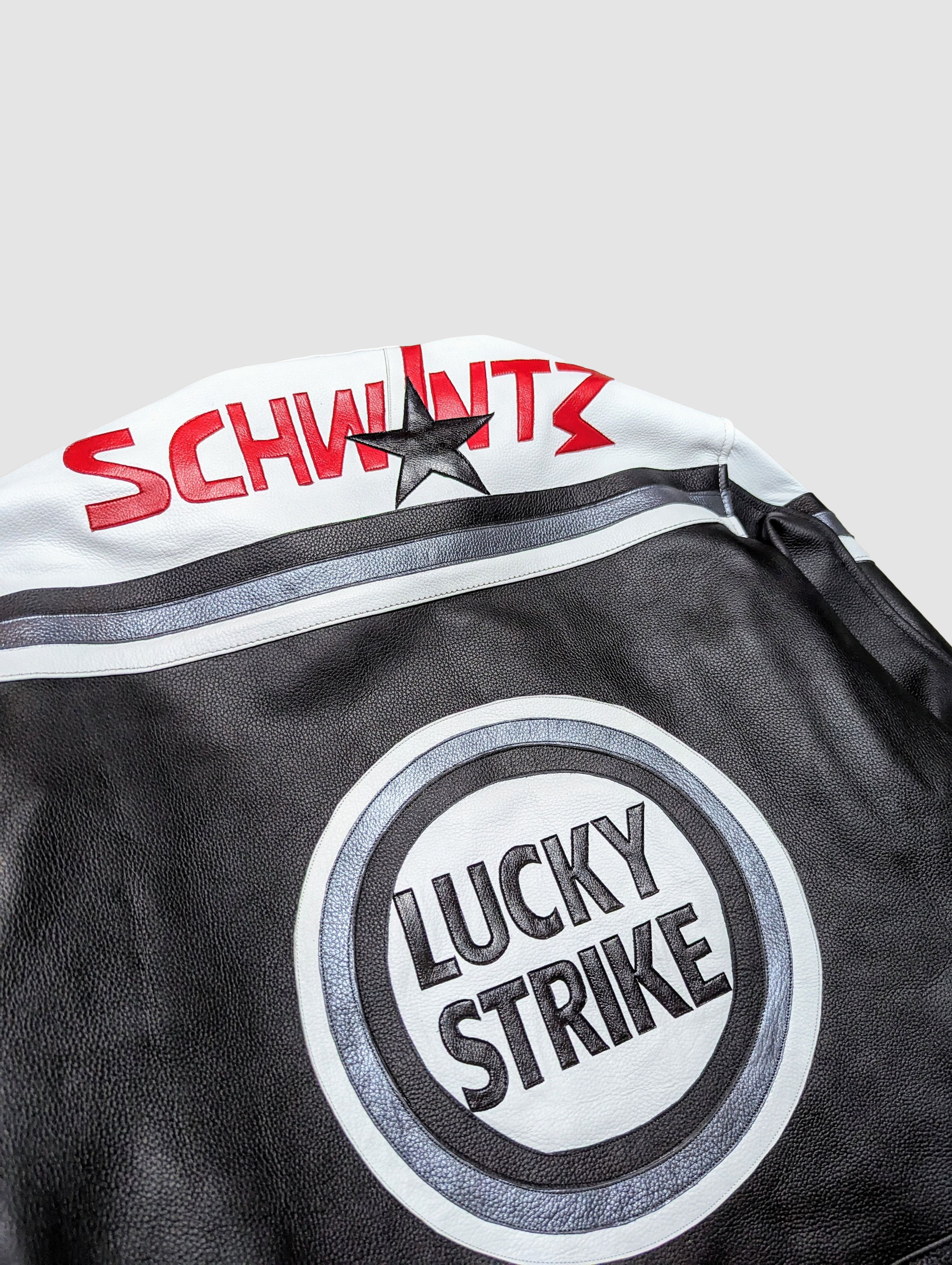 Genuine Leather LUCKY STRIKE Rare Vintage 90s Leather Jacket Size US M / EU 48-50 / 2 - 12 Thumbnail