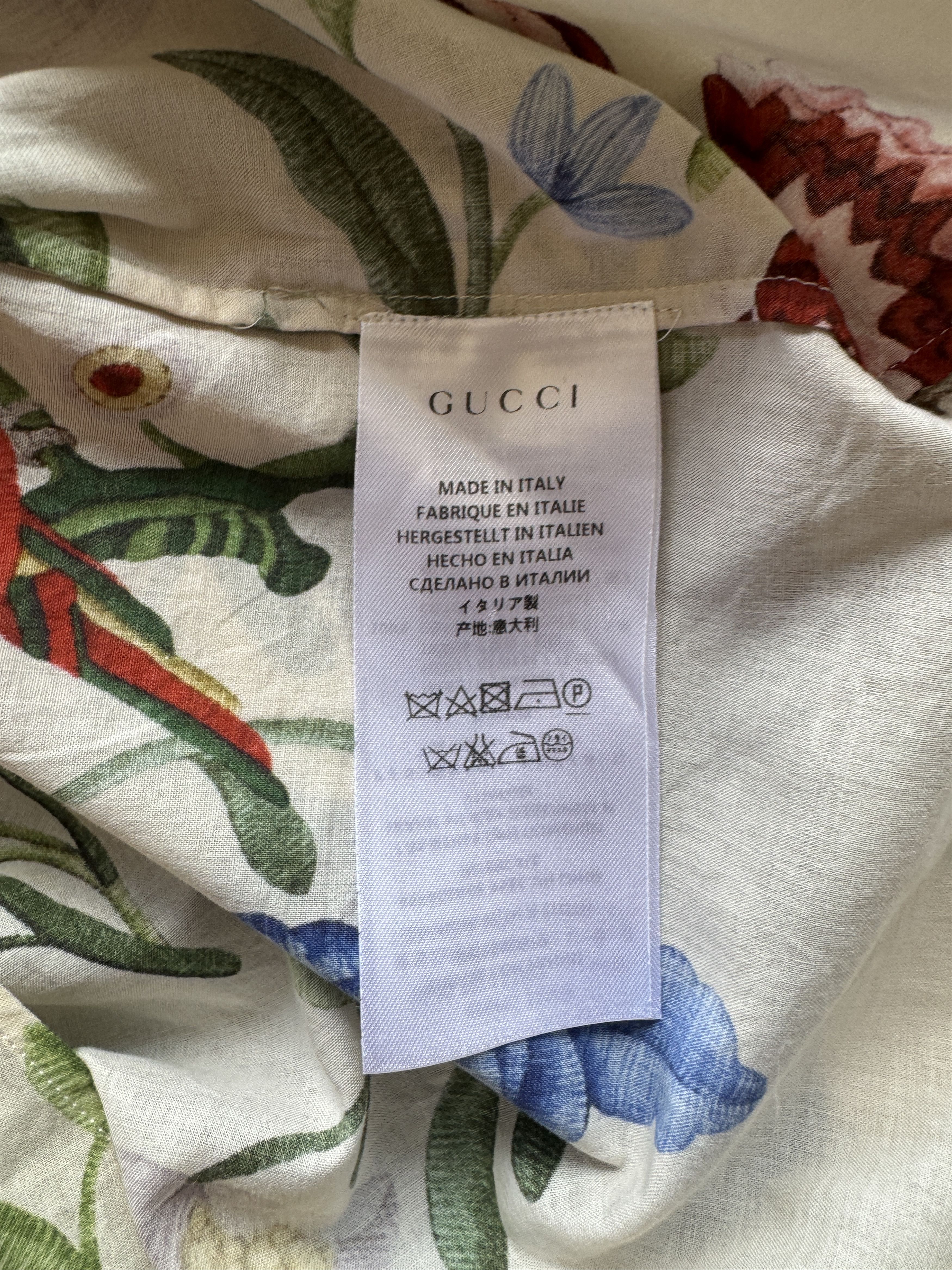 Gucci Duke Floral Button-Up Shirt Size US M / EU 48-50 / 2 - 23 Thumbnail