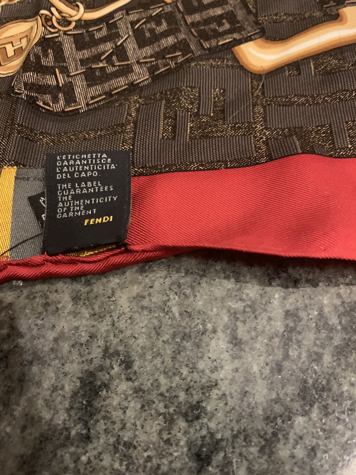 Fendi Fendi Foulard Vintage Size ONE SIZE - 3 Thumbnail
