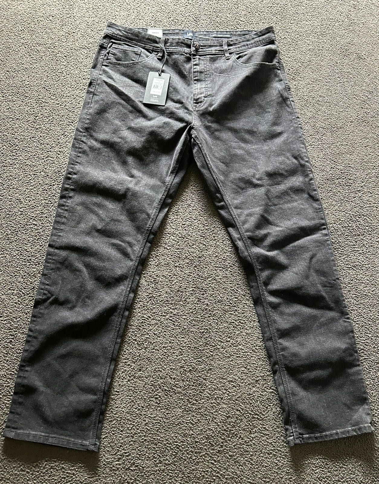 Lee Lee Jeans Straight & Narrow Black NEW - Size R 38x32 $159.95 Size US 38 / EU 54 - 5 Thumbnail