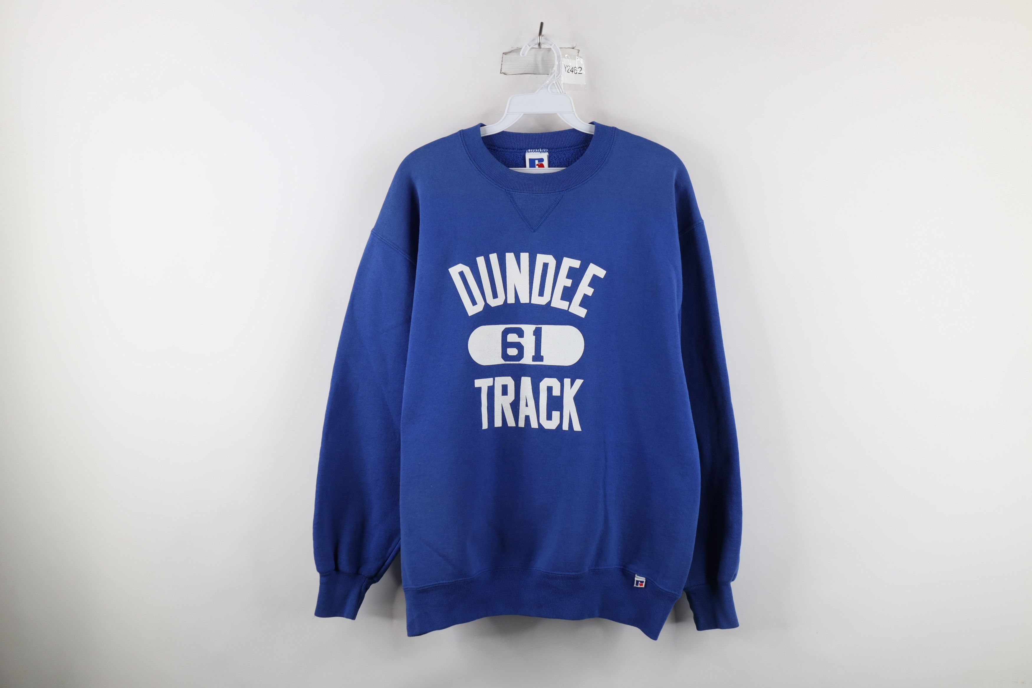 Russell Athletic Vintage 90s Russell Athletic Crewneck Sweatshirt Blue USA Size US L / EU 52-54 / 3 - 1 Thumbnail