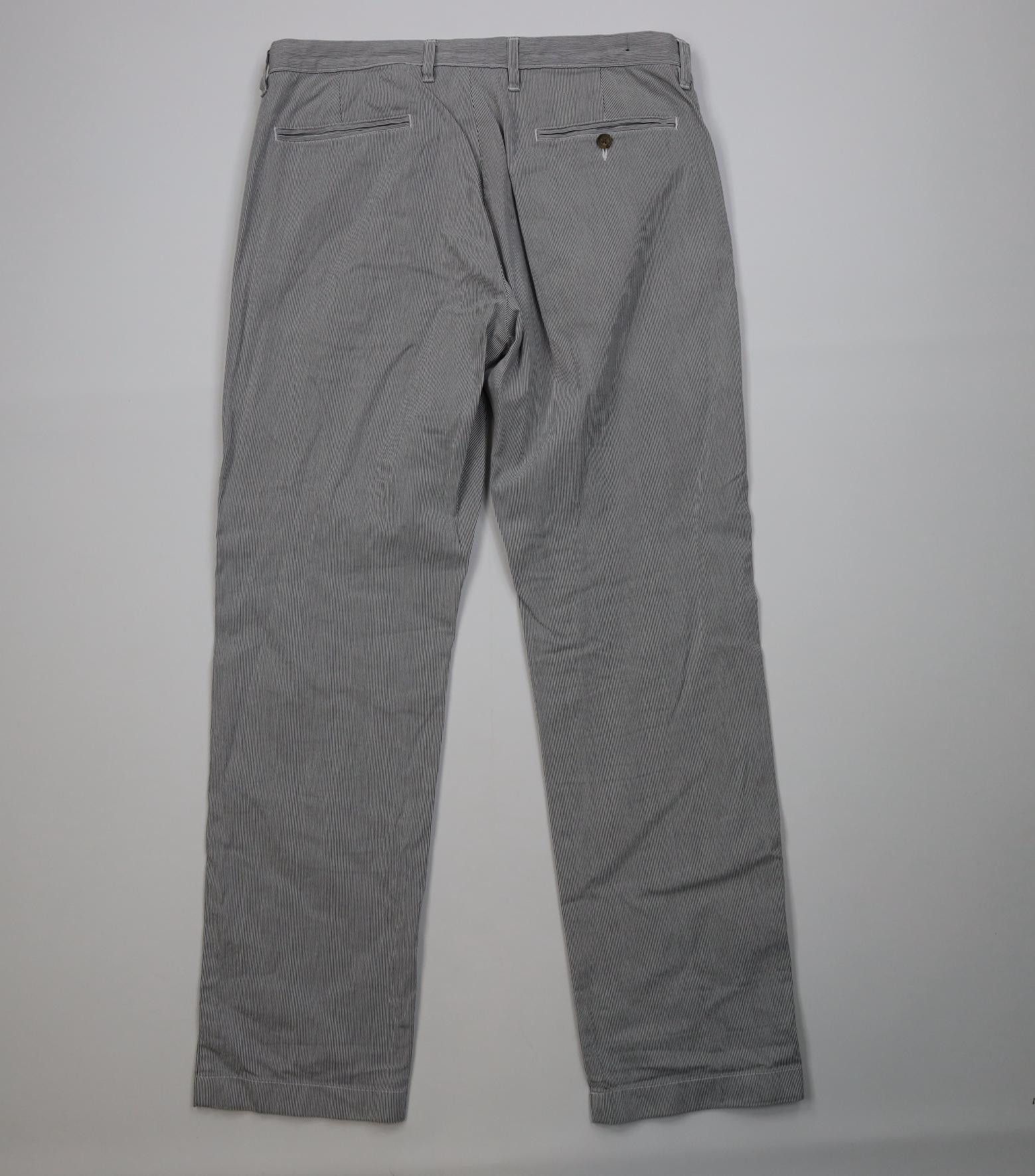 J.Crew Vintage Y2K J Crew Pinstriped Straight Leg Chino Pants Size US 33 - 10 Thumbnail