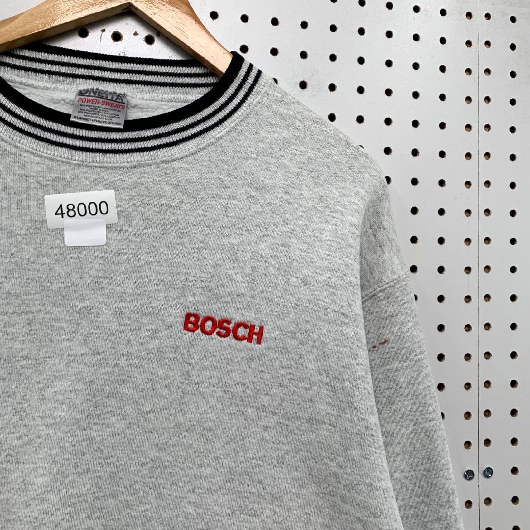 Vintage VINTAGE Bosch Sweatshirt Mens XL Gray Heavyweight Fleece Crewneck USA Shirt Mens XL Gray 90s Heavyweight Size US XL / EU 56 / 4 - 6 Thumbnail