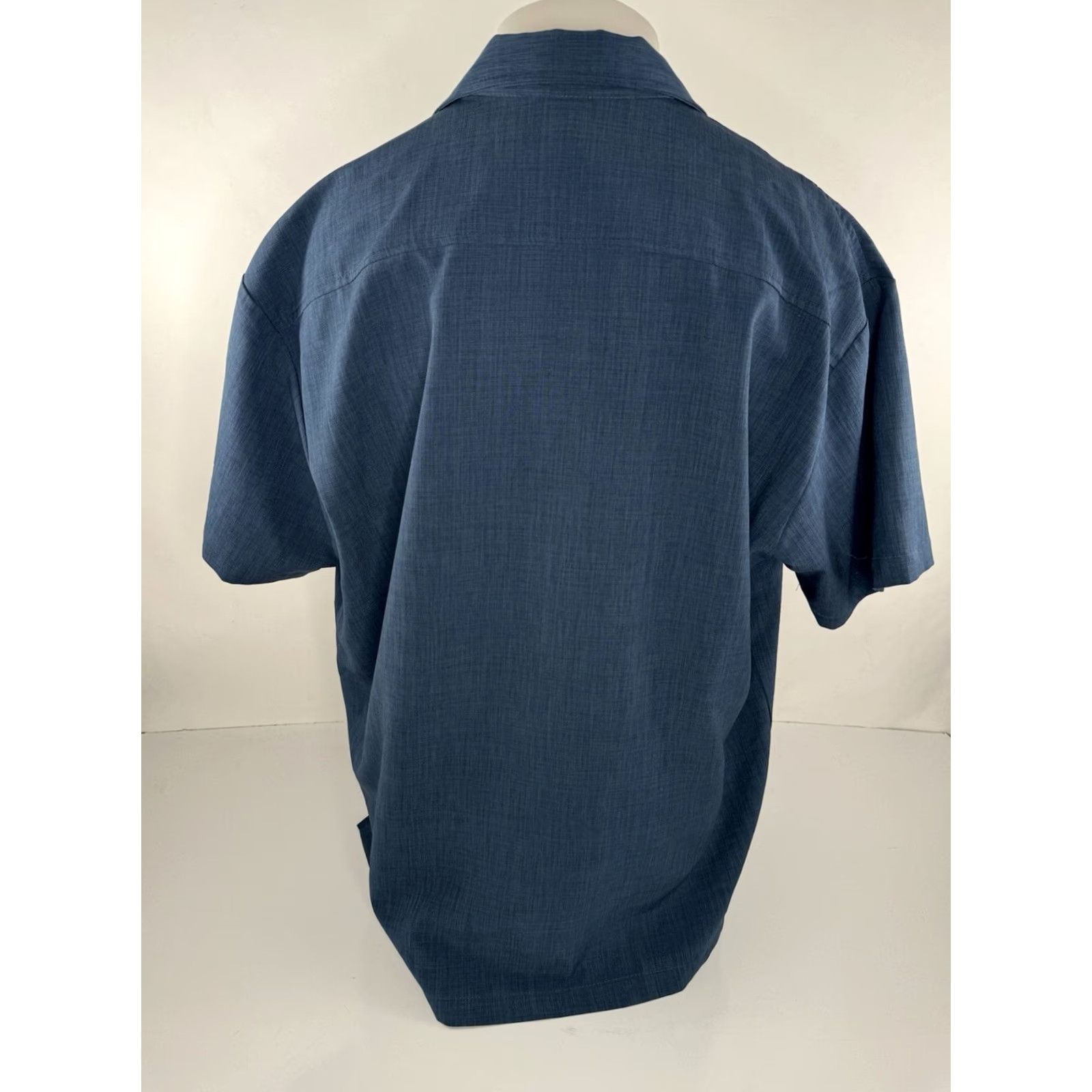 Vintage Steady Rat Pack Embroidered BARTENDER BOOZE COCKTAIL 2XL Shirt Short Sleeve Blue Button-Up Collared Men Mens SS2 Size US XXL / EU 58 / 5 - 3 Thumbnail