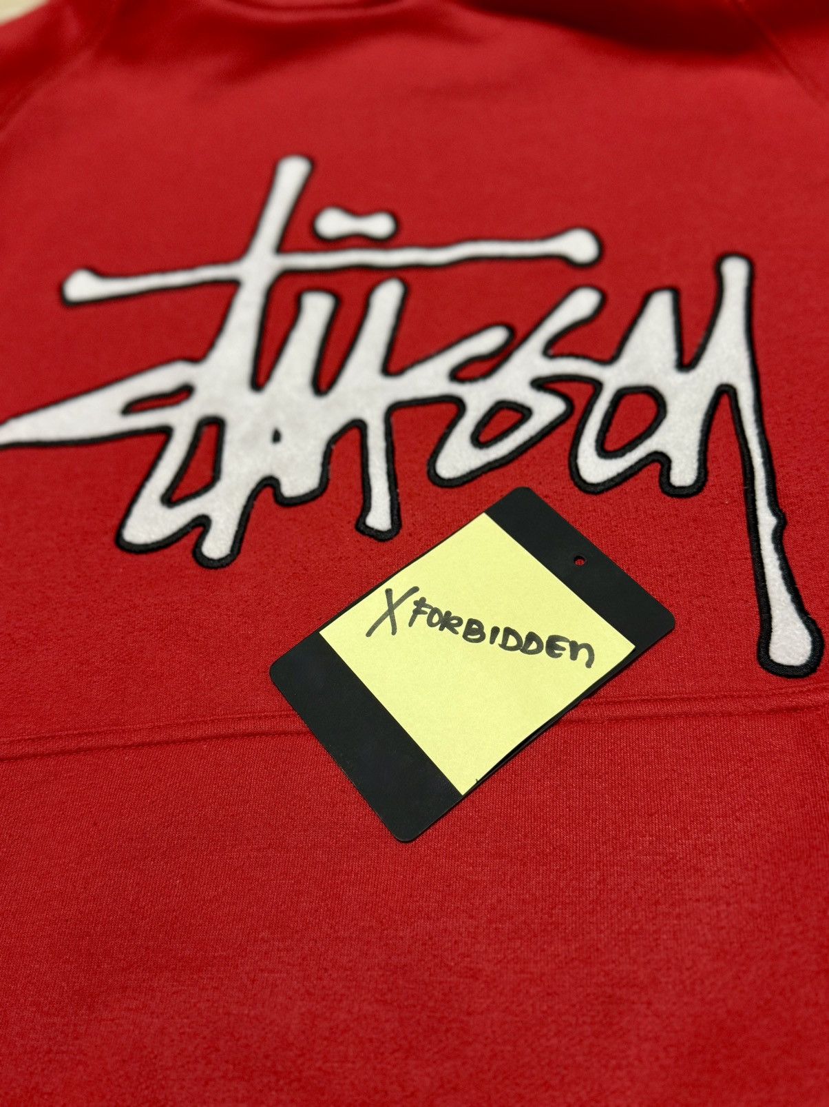 Stussy Authentic Stüssy Workwear Hoodie - Archive / Y2K Era - Red Size US XL / EU 56 / 4 - 10 Thumbnail