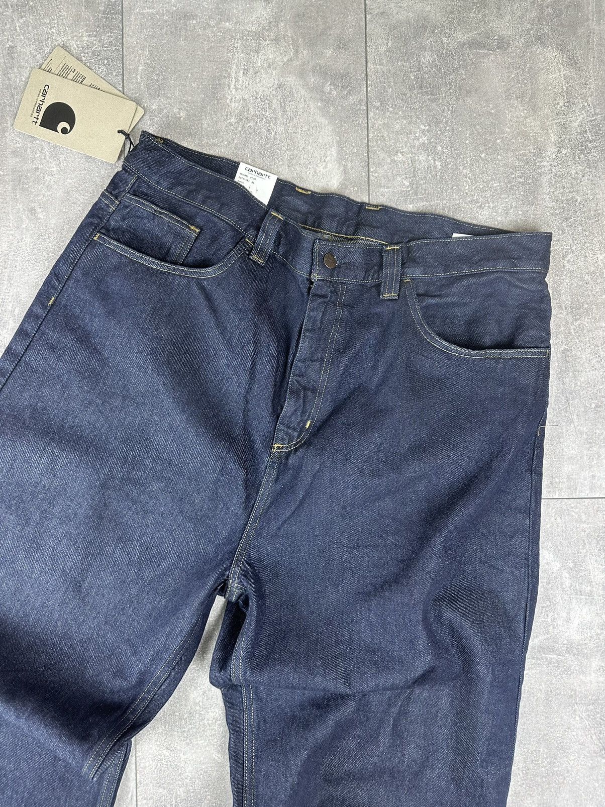 Carhartt Carhartt WIP Brandon Patch Logo Jeans Pants Size US 40 / EU 56 - 5 Thumbnail