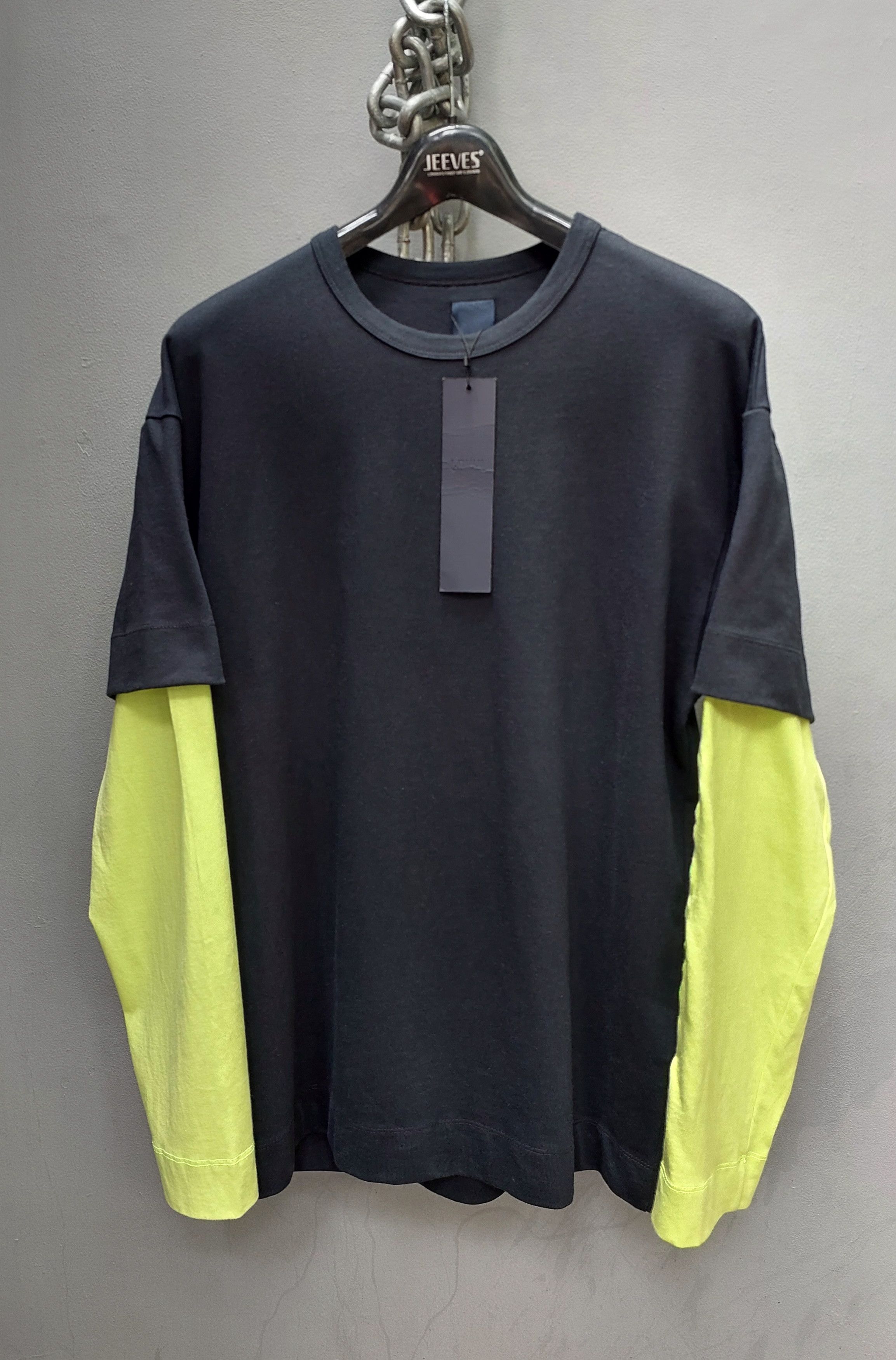 Juun.J Juun.J Shadow Conceals Double Sleeves Tshirt Size US M / EU 48-50 / 2 - 3 Thumbnail