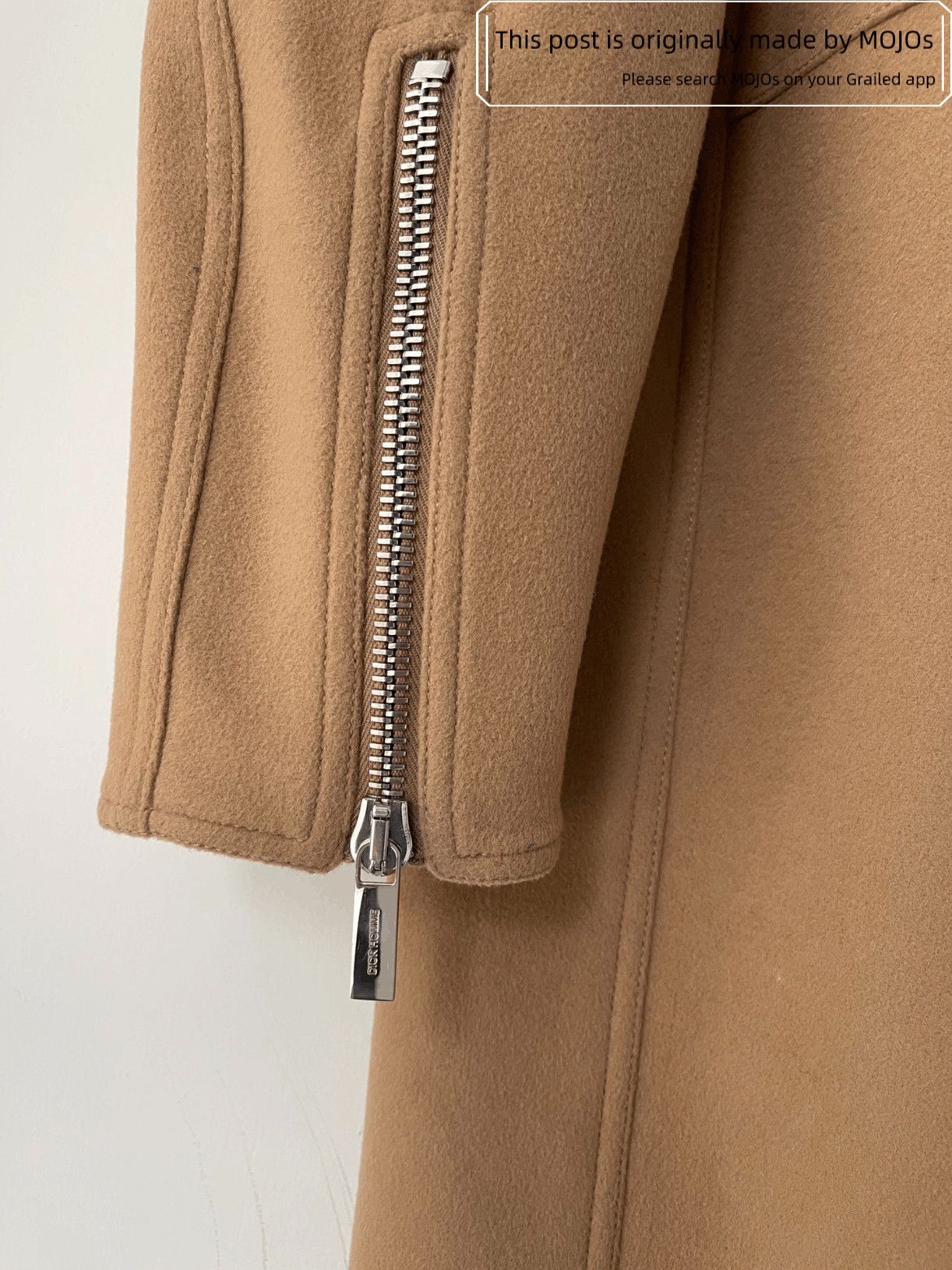 Dior Sz 44 Dior Homme 18AW Multi Zip Wool Coat Size US S / EU 44-46 / 1 - 5 Thumbnail