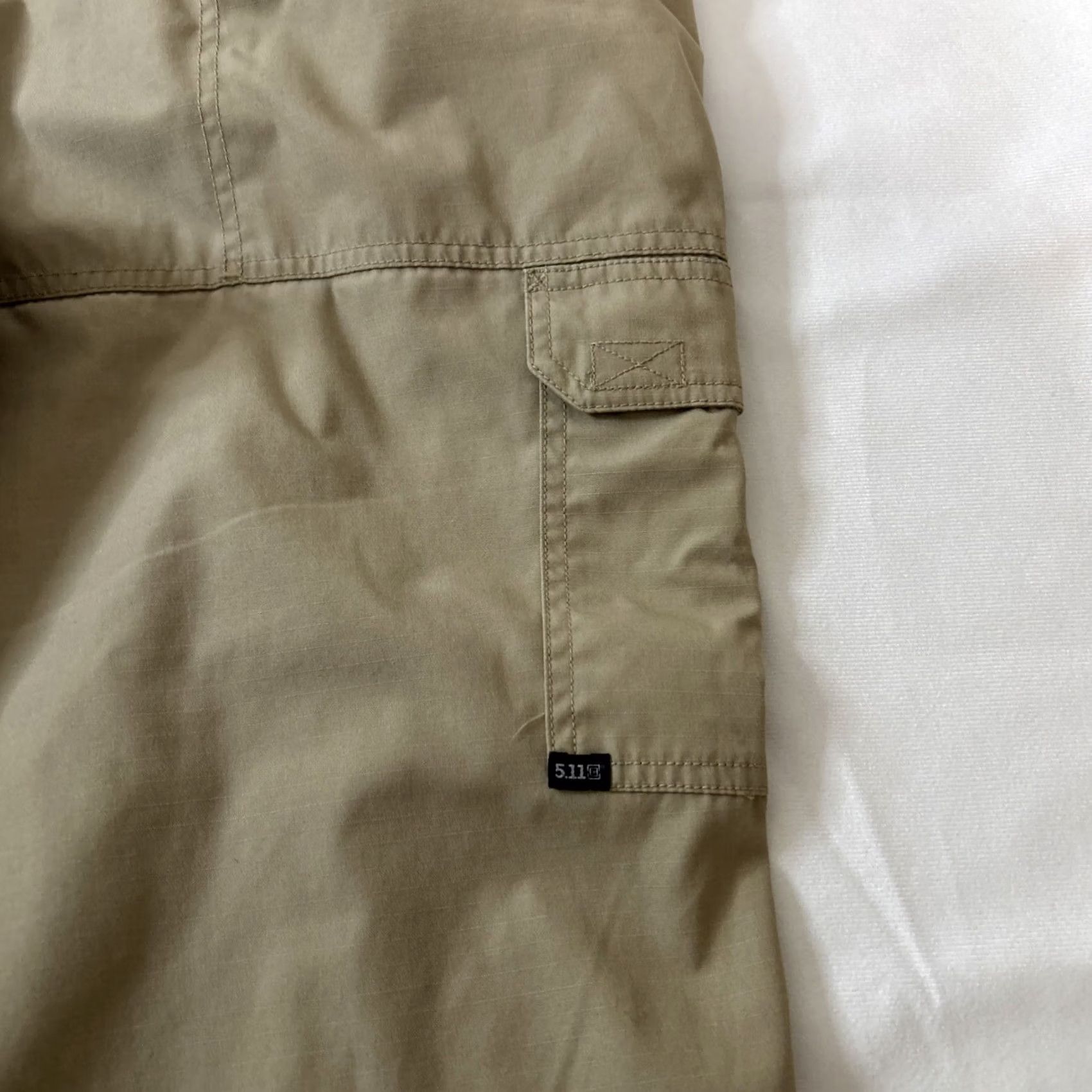 Vintage VINTAGE 5.11 Tactical Pants Mens 44x32 Beige Utility Combat Workwear Size US 44 / EU 60 - 7 Thumbnail