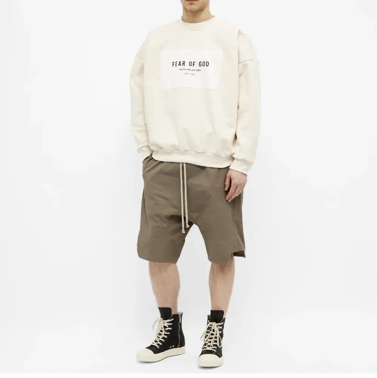 Fear of God Sixth Collection Logo Crewneck Size L