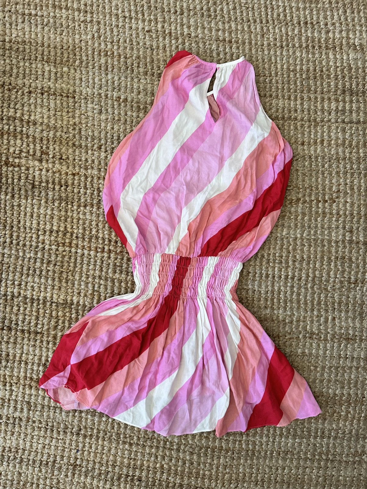 Other DO + BE MULTICOLOR STRIPED SMOCKED DRESS SIZE S Size S / US 4 / IT 40 - 3 Thumbnail